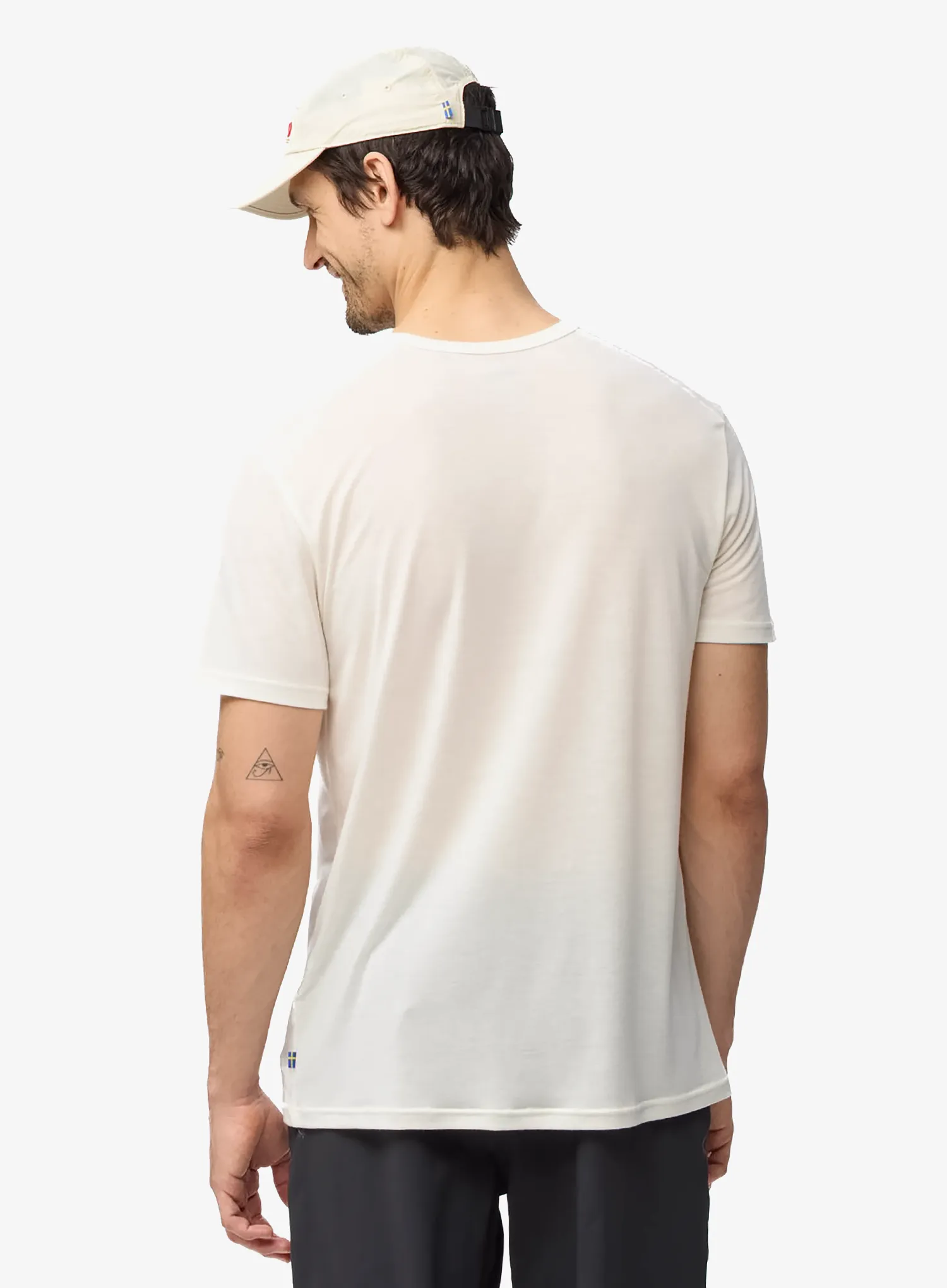 Marškinėliai Fjallraven High Coast SS - eggshell