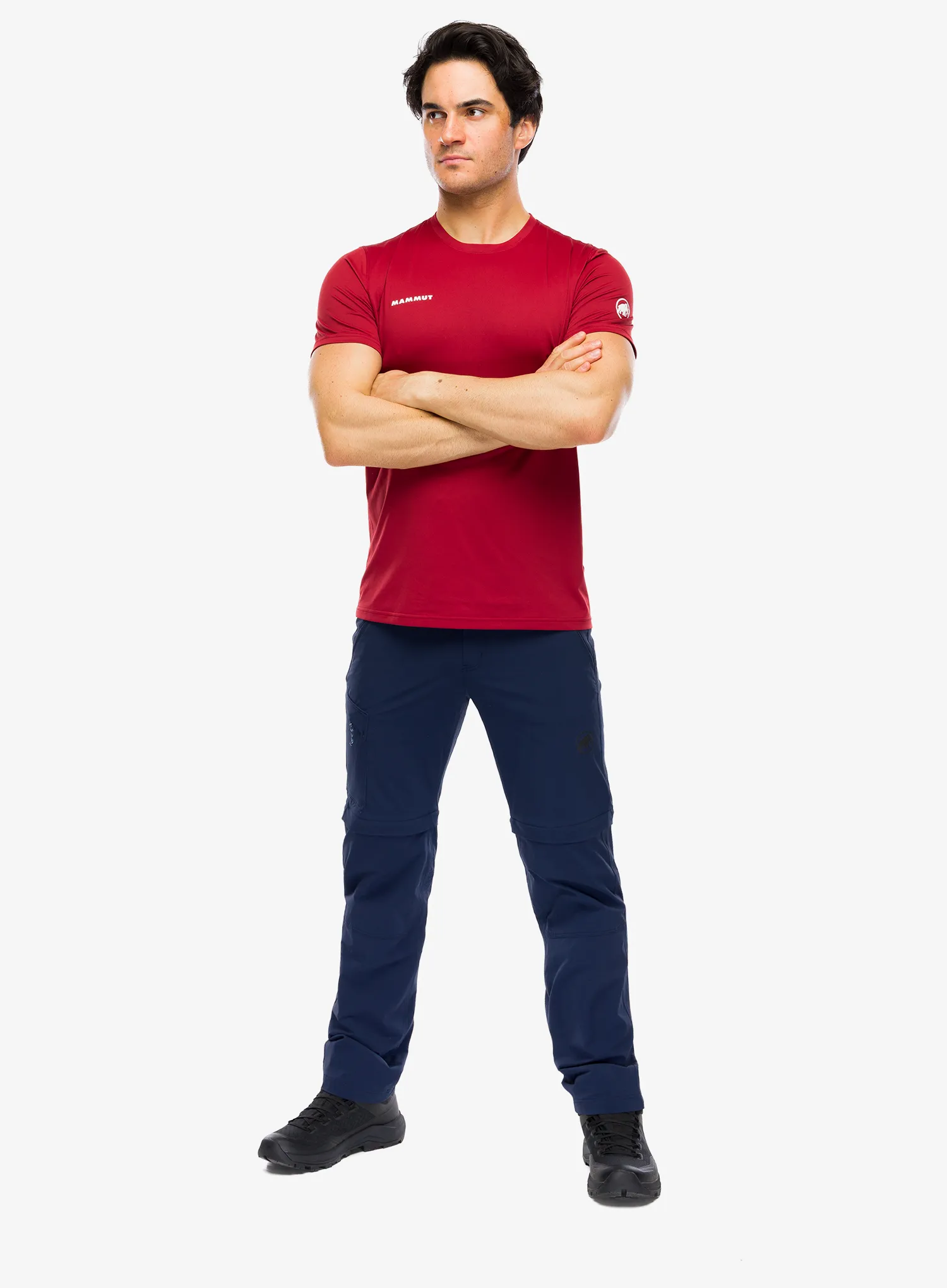 Marškinėliai Mammut Selun FL T-Shirt - dark mammut red