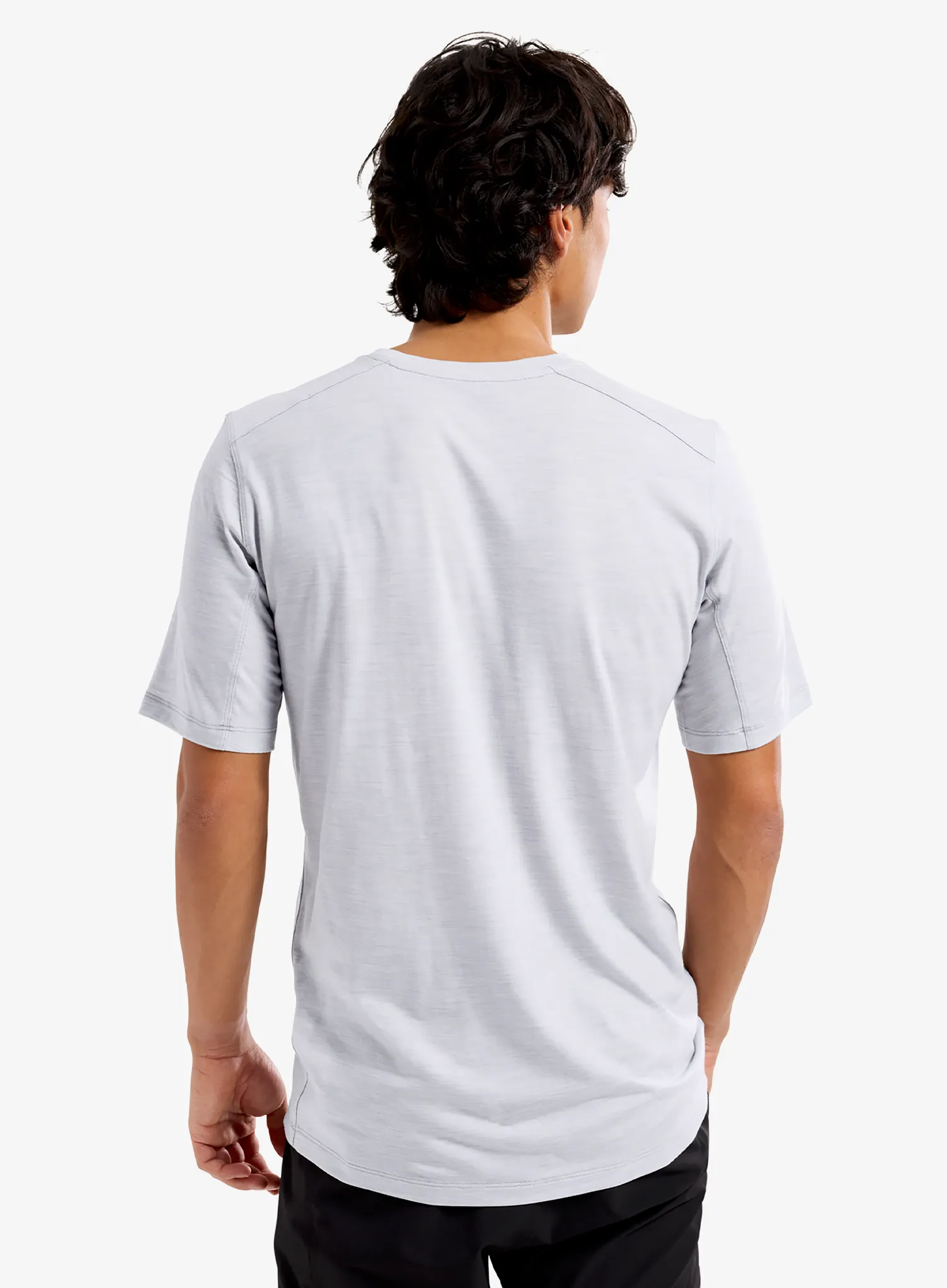 Merino vilnos marškinėliai Arcteryx Ionia Merino Wool ArcWord Logo SS - heather/void