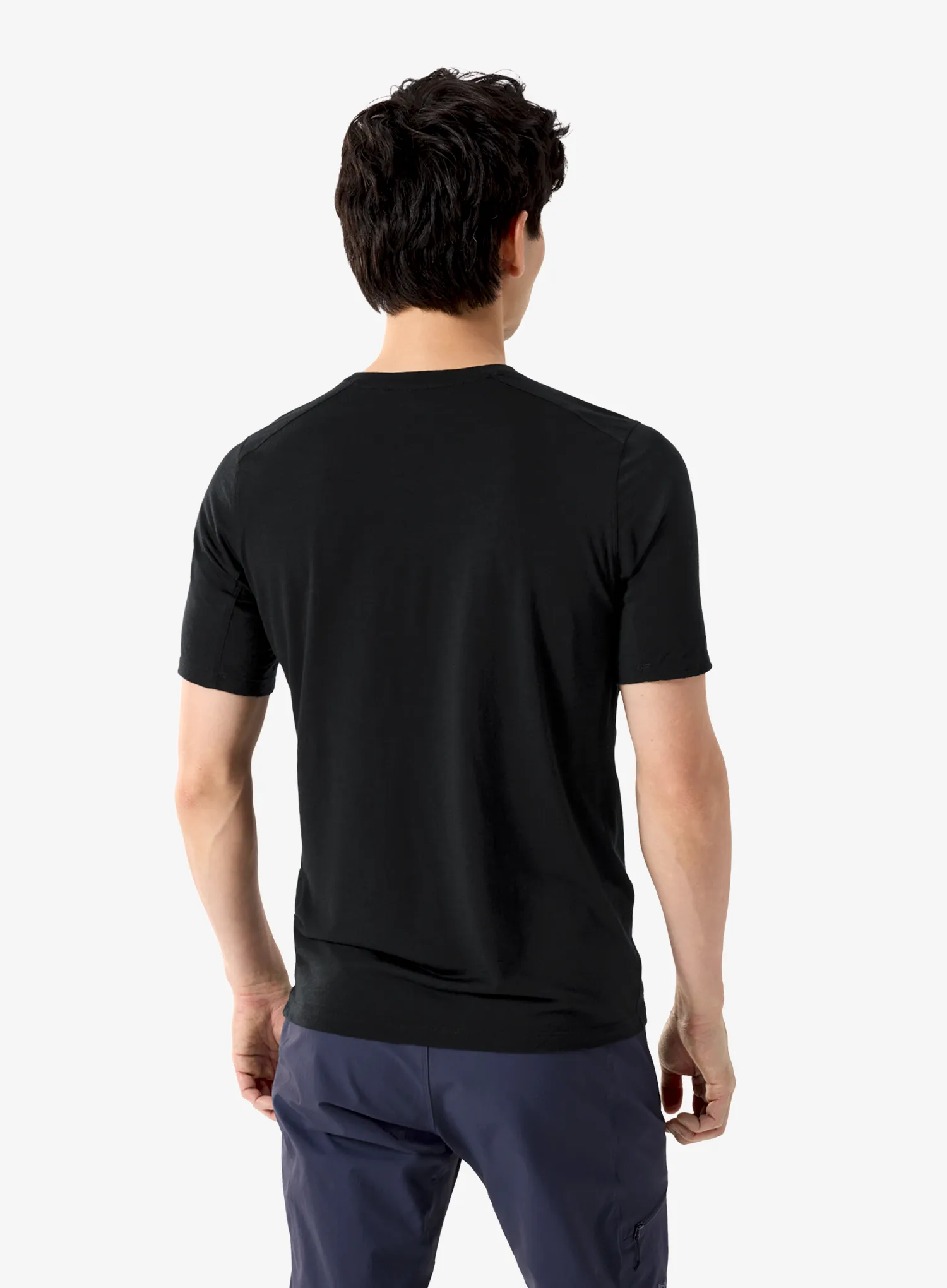 Merino vilnos marškinėliai Arcteryx Ionia Merino Wool SS  - black
