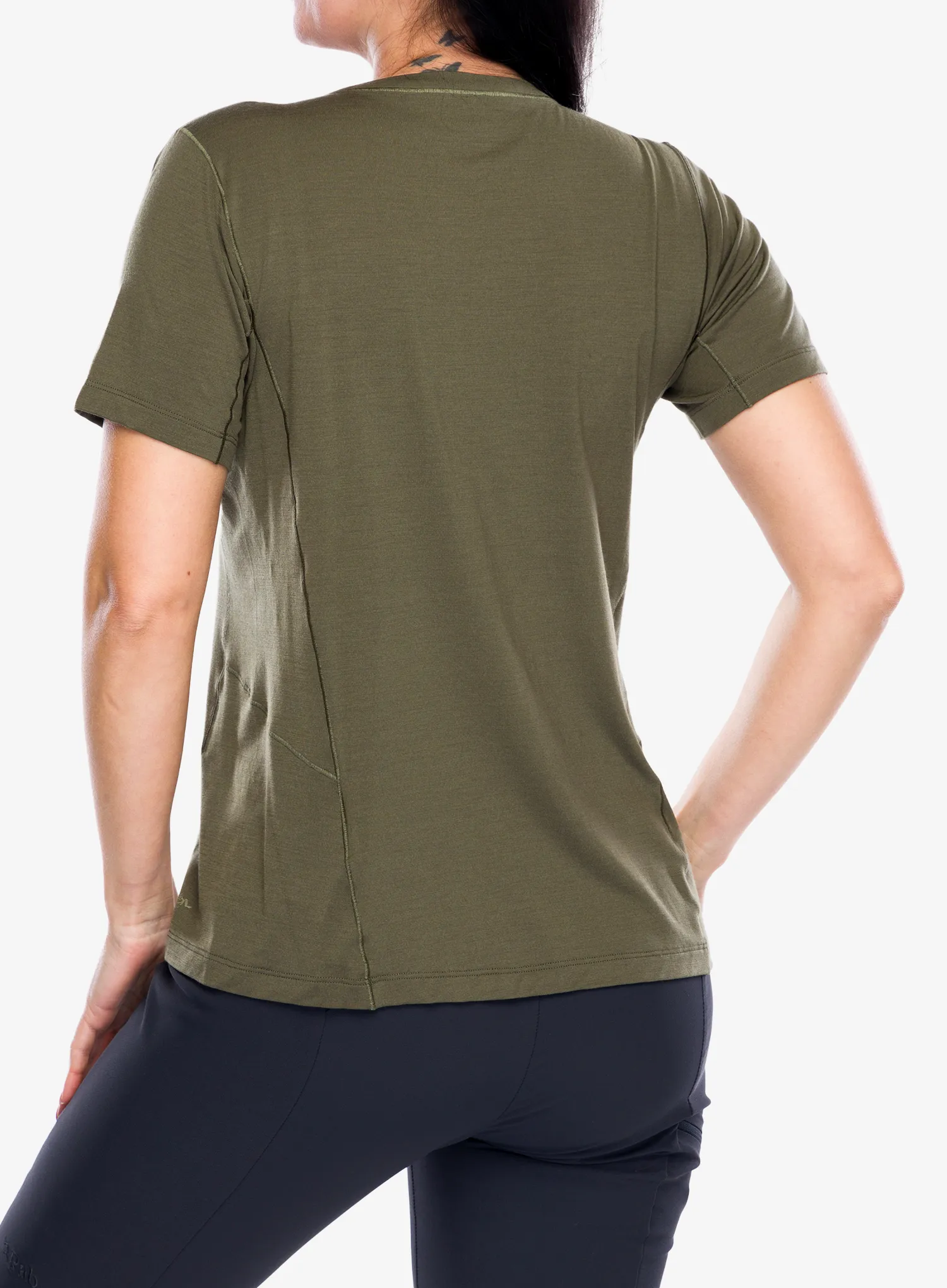 Merino vilnos marškinėliai moterims Arcteryx Lana Merino Wool Crew SS  - tatsu