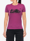 Merino vilnos marškinėliai moterims Montura Peaks Merino T-Shirt - baton rouge