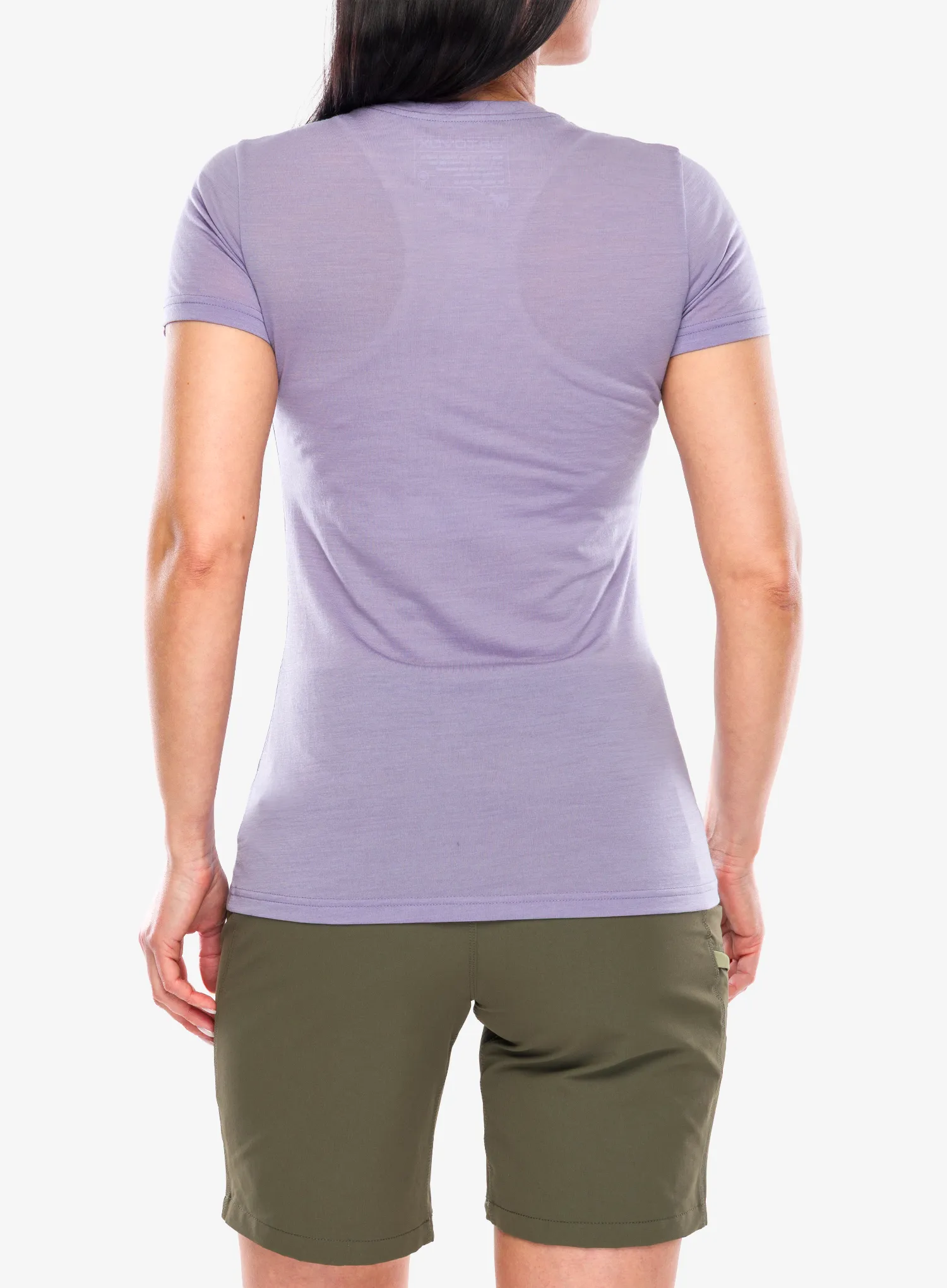 Merino vilnos marškinėliai moterims Ortovox 150 Cool Mountain TS - lush lavender