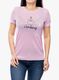 Merino vilnos marškinėliai moterims Super.natural I Love Climbing Tee - mauve mist/b.berry/nat wht
