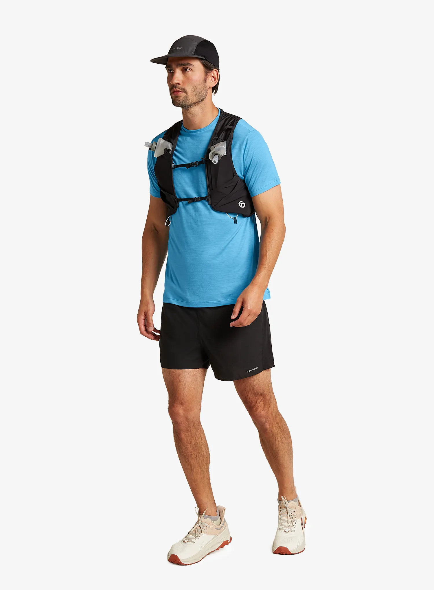Merino vilnos marškinėliai Icebreaker Merino 125 Cool-Lite Sphere III SS Tee - arctic