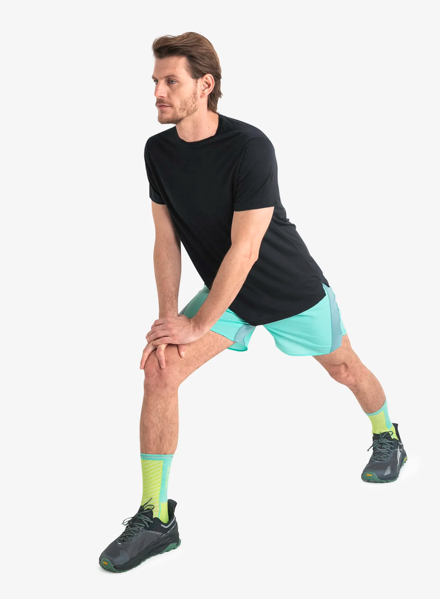 Merino vilnos marškinėliai Icebreaker Merino 125 Cool-Lite Sphere III SS Tee - black