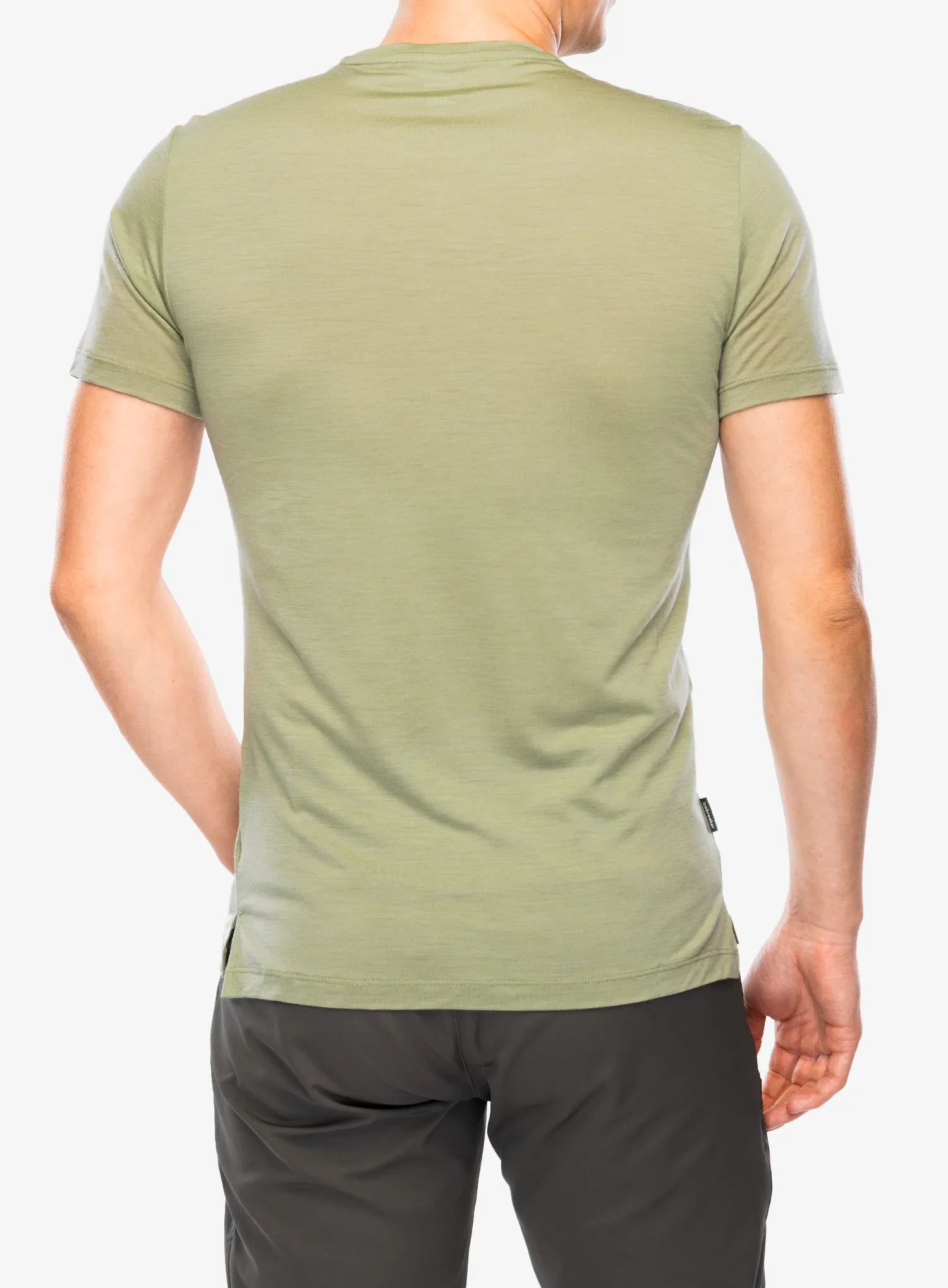 Merino vilnos marškinėliai Icebreaker Merino 125 Cool-Lite Sphere III SS Tee - lichen