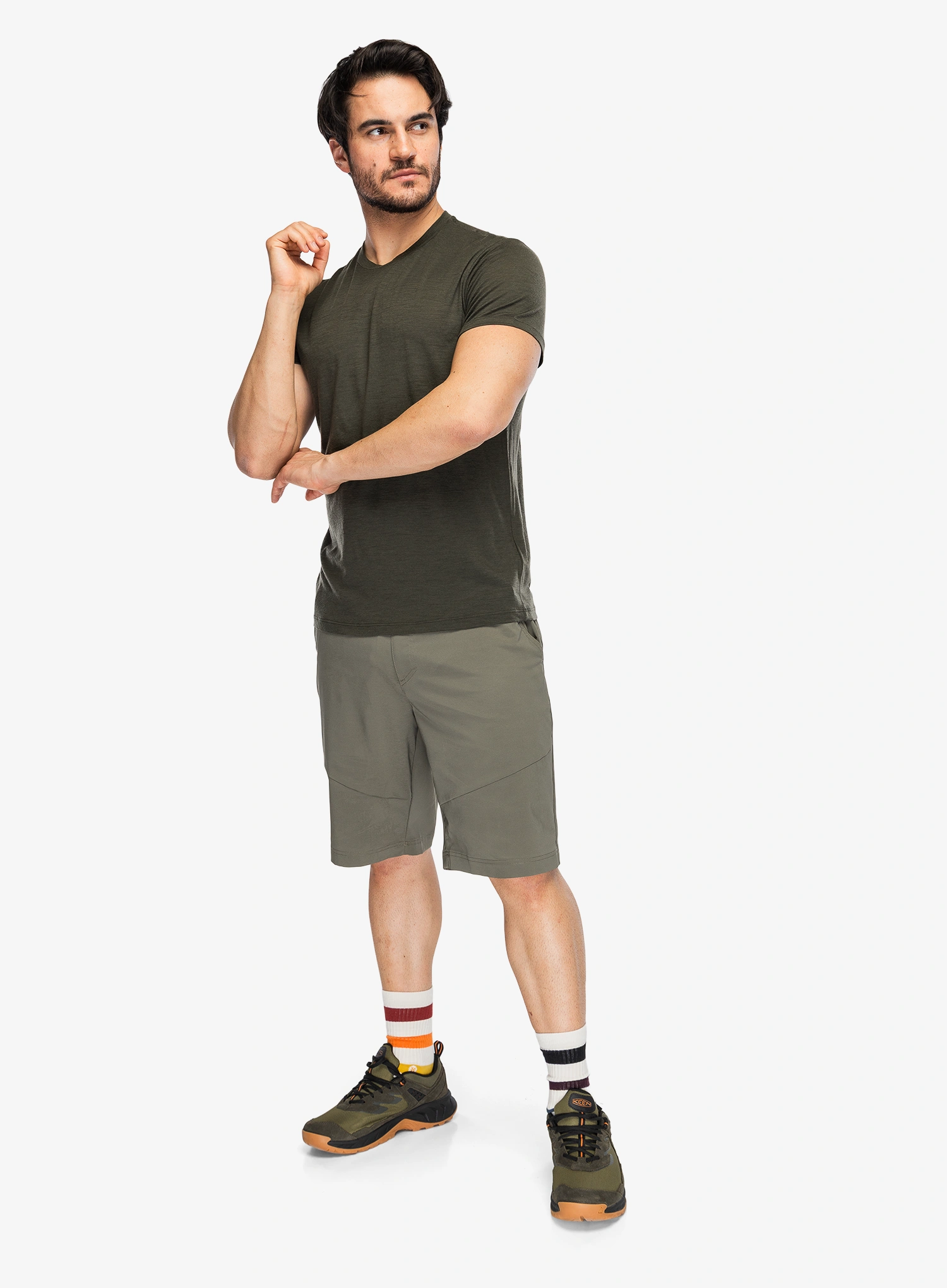 Merino vilnos marškinėliai Icebreaker Merino 150 Tech Lite III SS Tee - dk loden