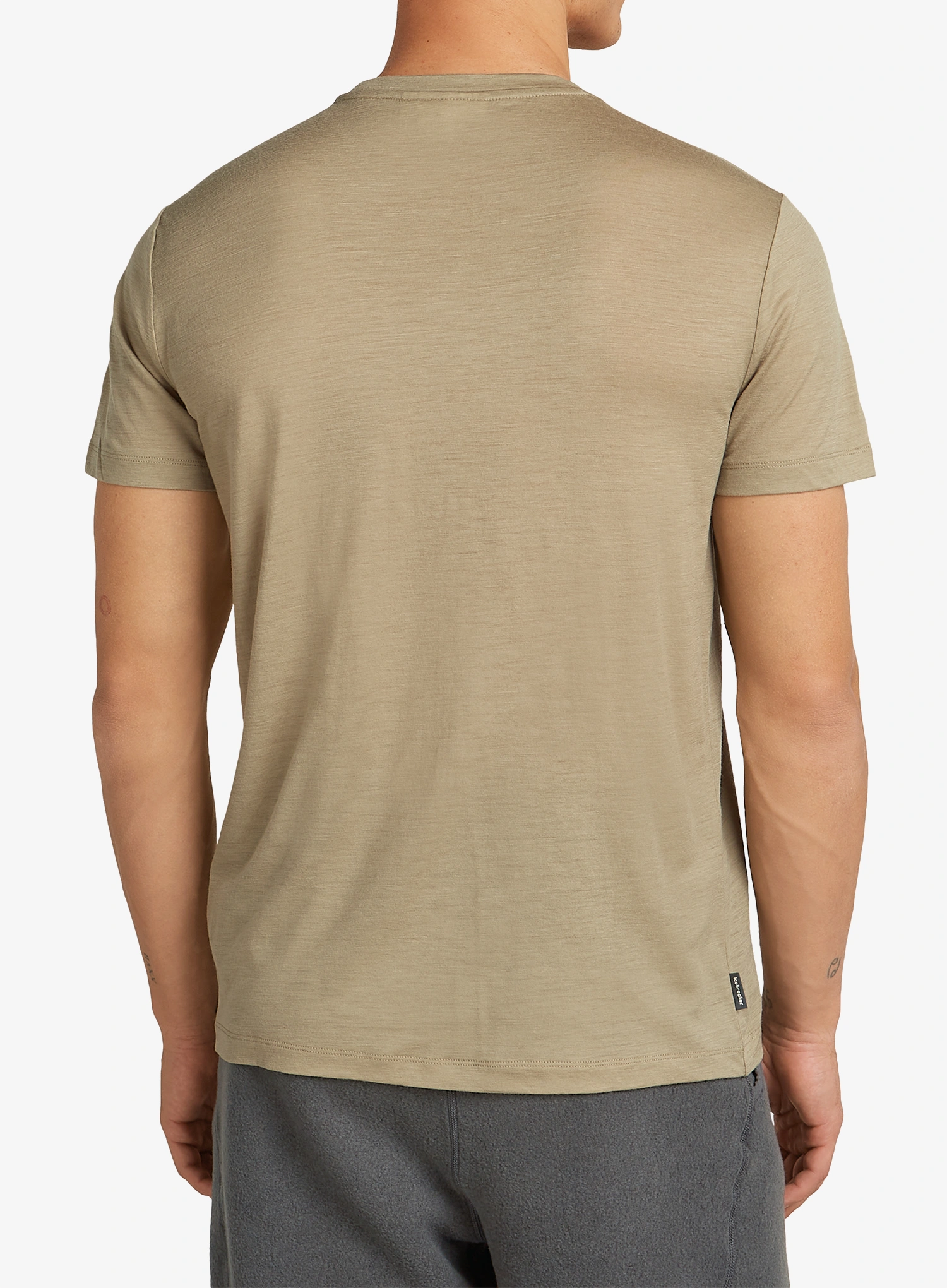 Merino vilnos marškinėliai Icebreaker Merino 150 Tech Lite III SS Tee - flagstone