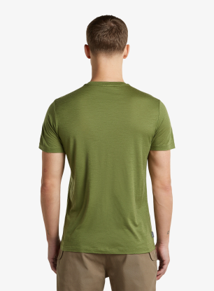 Merino vilnos marškinėliai Icebreaker Merino 150 Tech Lite SS Tee IB Coordinates - sphagnum