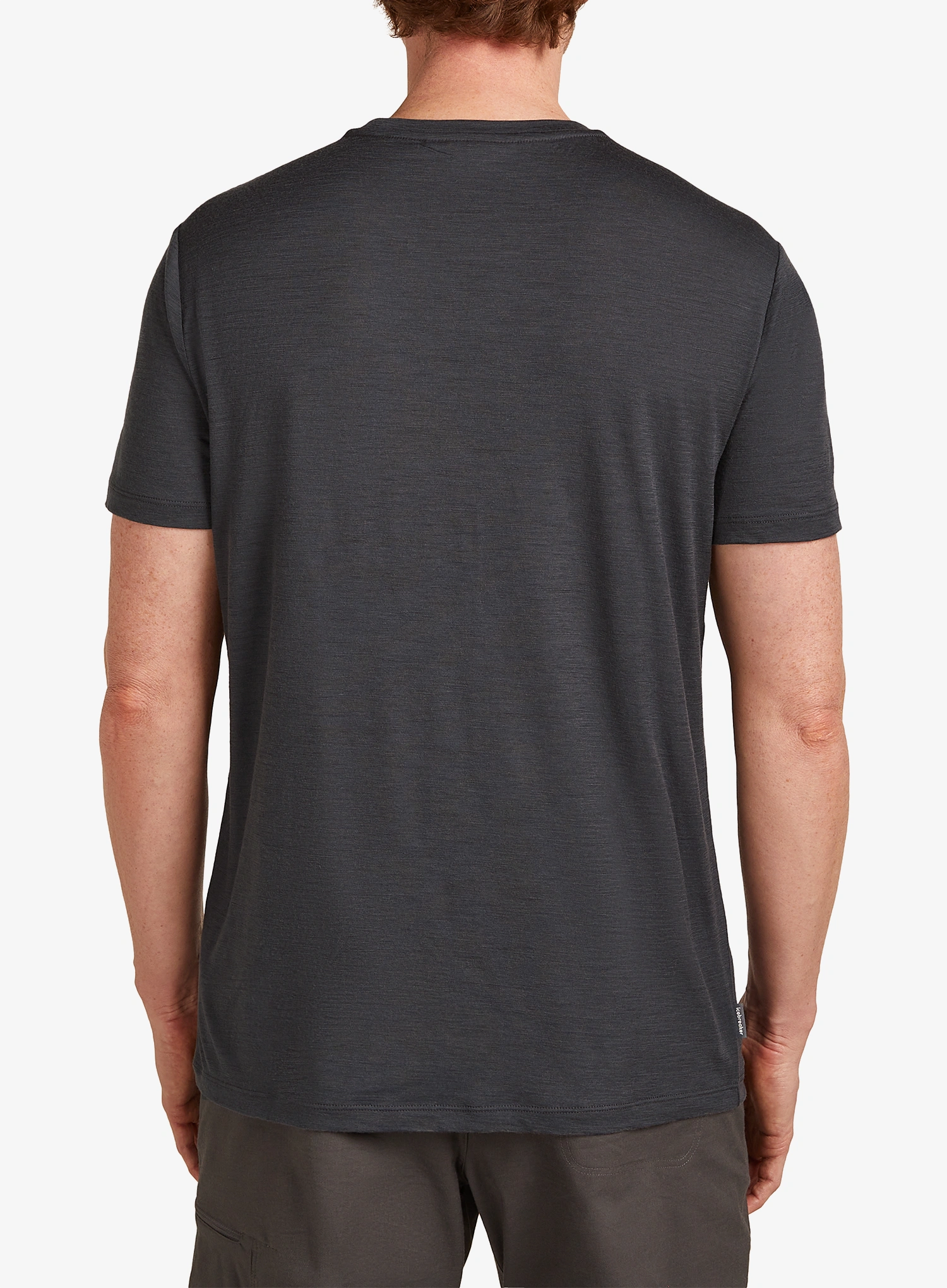 Merino vilnos marškinėliai Icebreaker Merino 150 Tech Lite SS Tee The Climb - obsidian