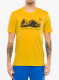 Merino vilnos marškinėliai Montura Peaks Merino T-Shirt - mustard