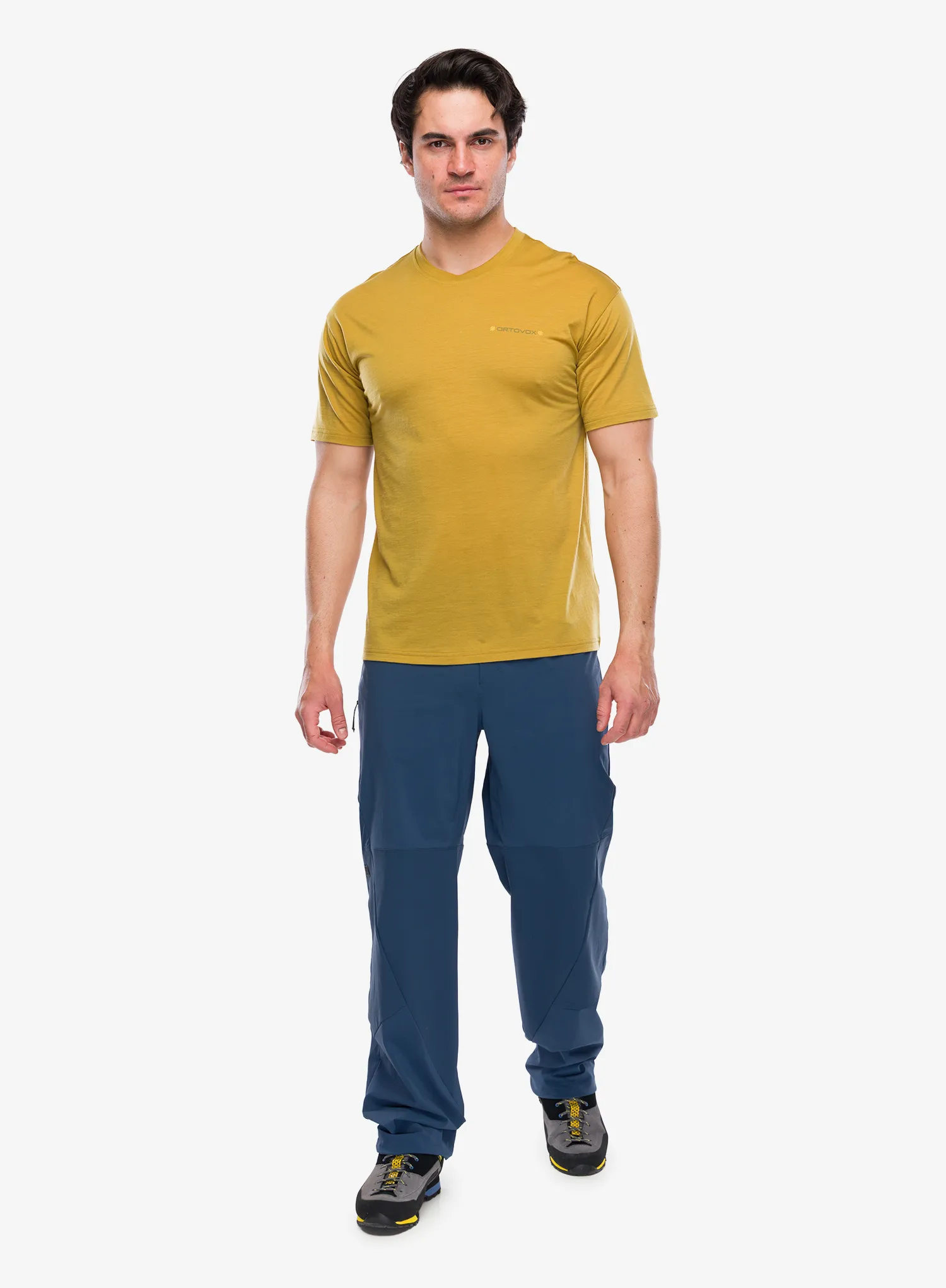 Merino vilnos marškinėliai Ortovox 150 Cool Climbing Vibes TS - wild cumin