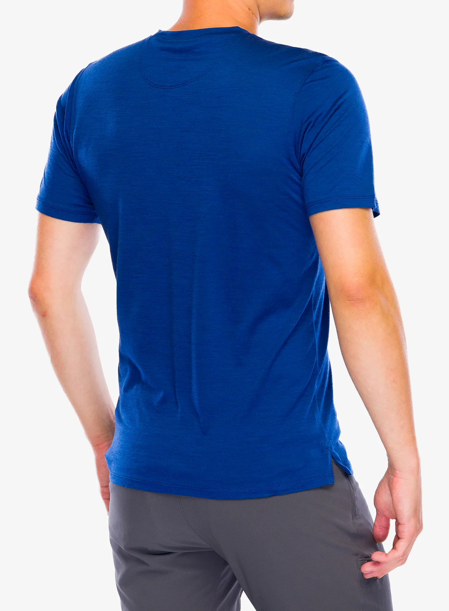 Merino vilnos marškinėliai Patagonia Cap Cool Merino Graphic Shirt - strata stripe/clement blue