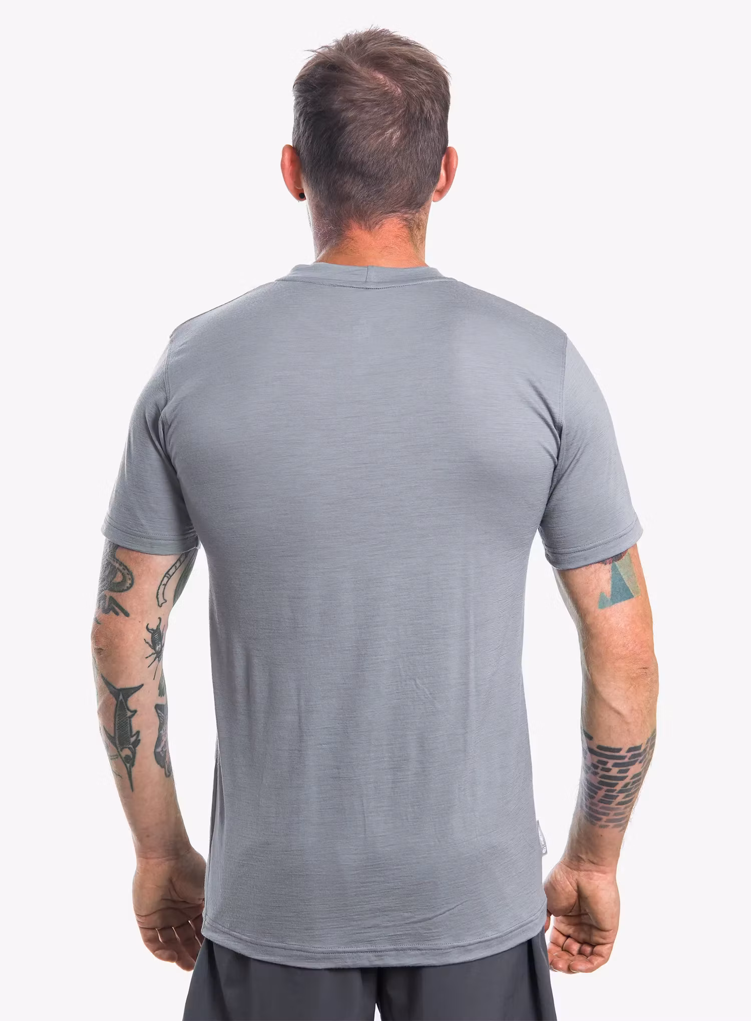 Merino vilnos marškinėliai Sensor Merino Active PT Tee S/S - grey