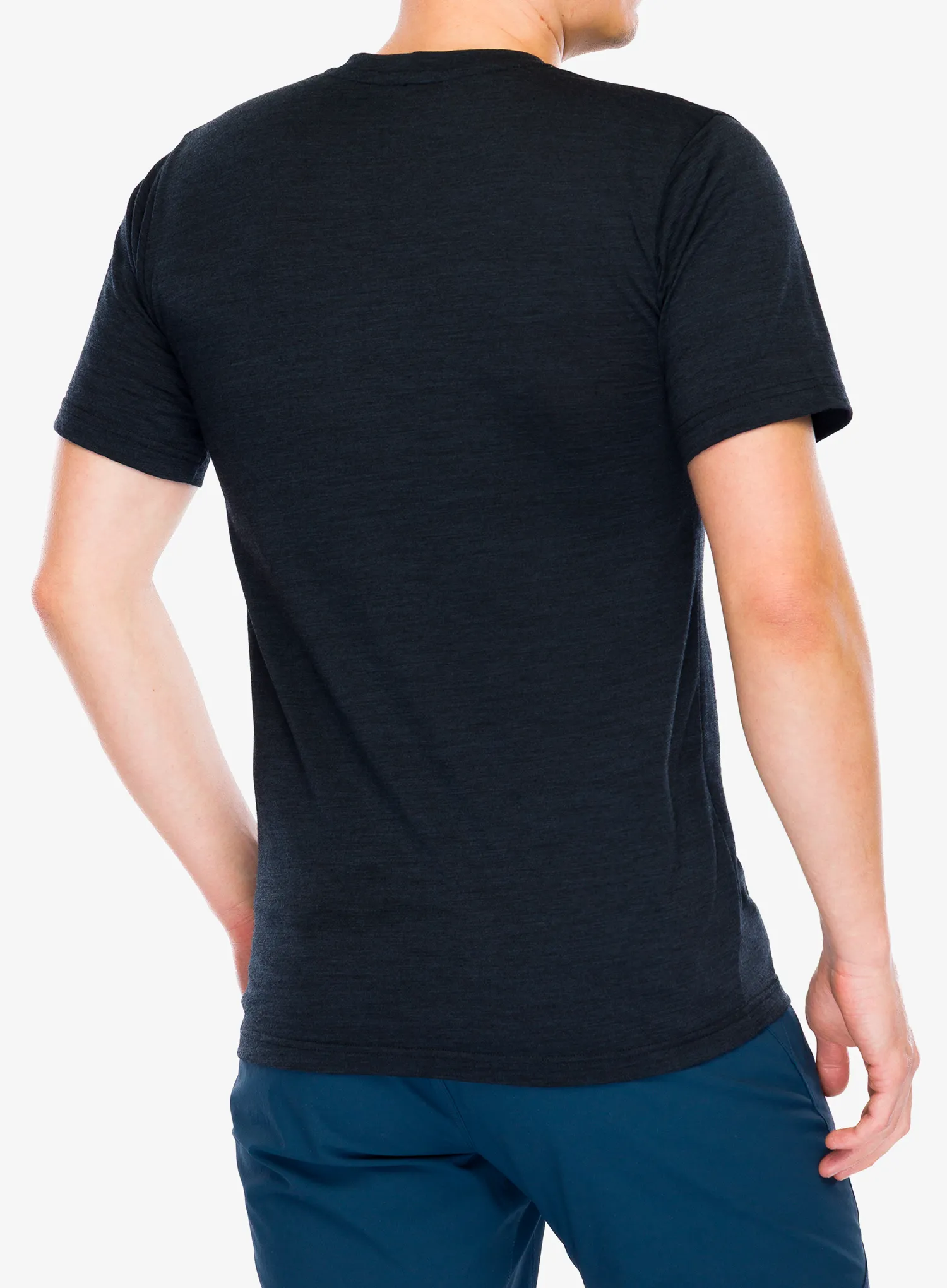 Merino vilnos marškinėliai Sensor Merino Cordura SS Tee - black