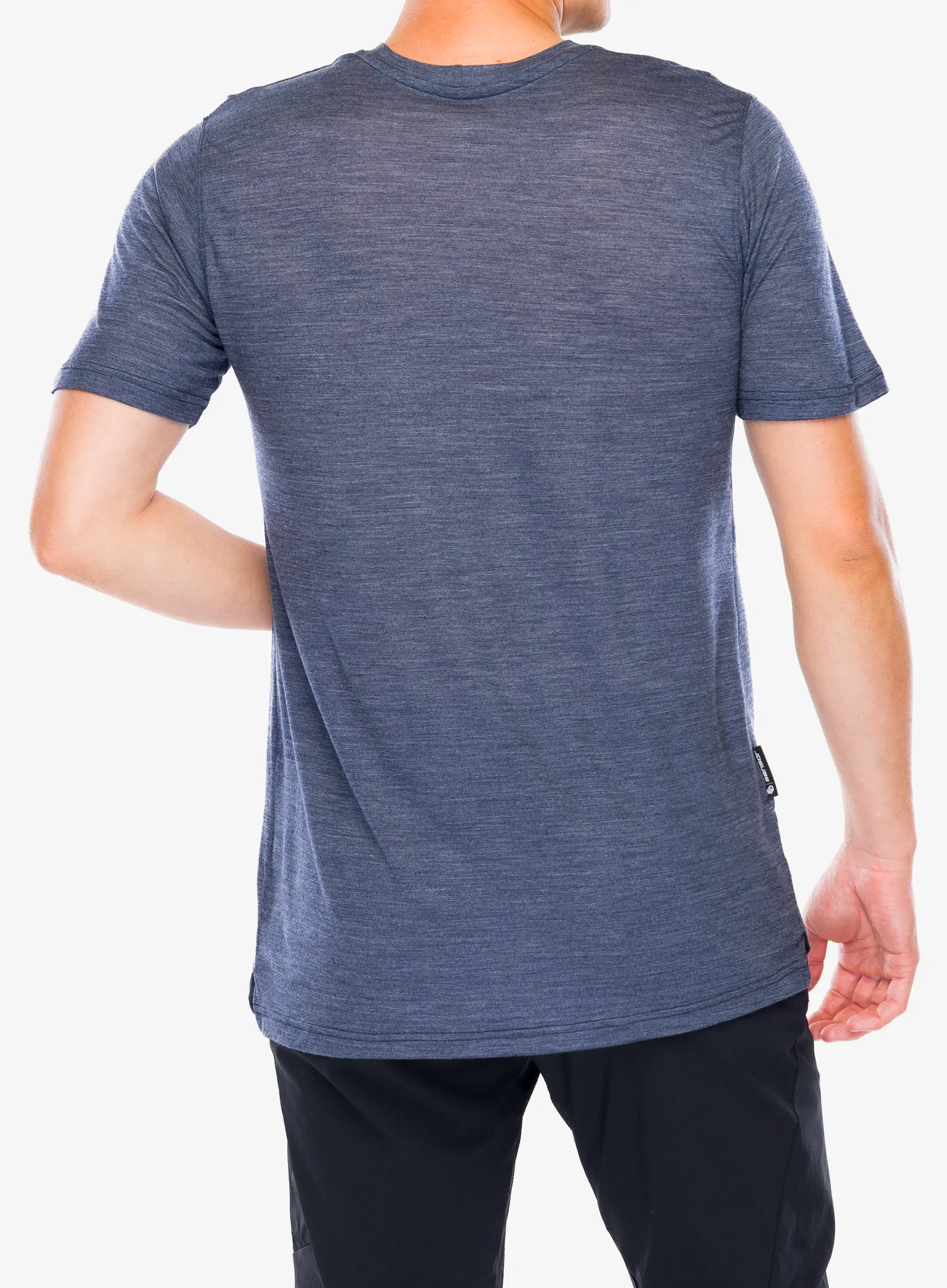 Merino vilnos marškinėliai Sensor Merino Lite Tee SS - mottled blue