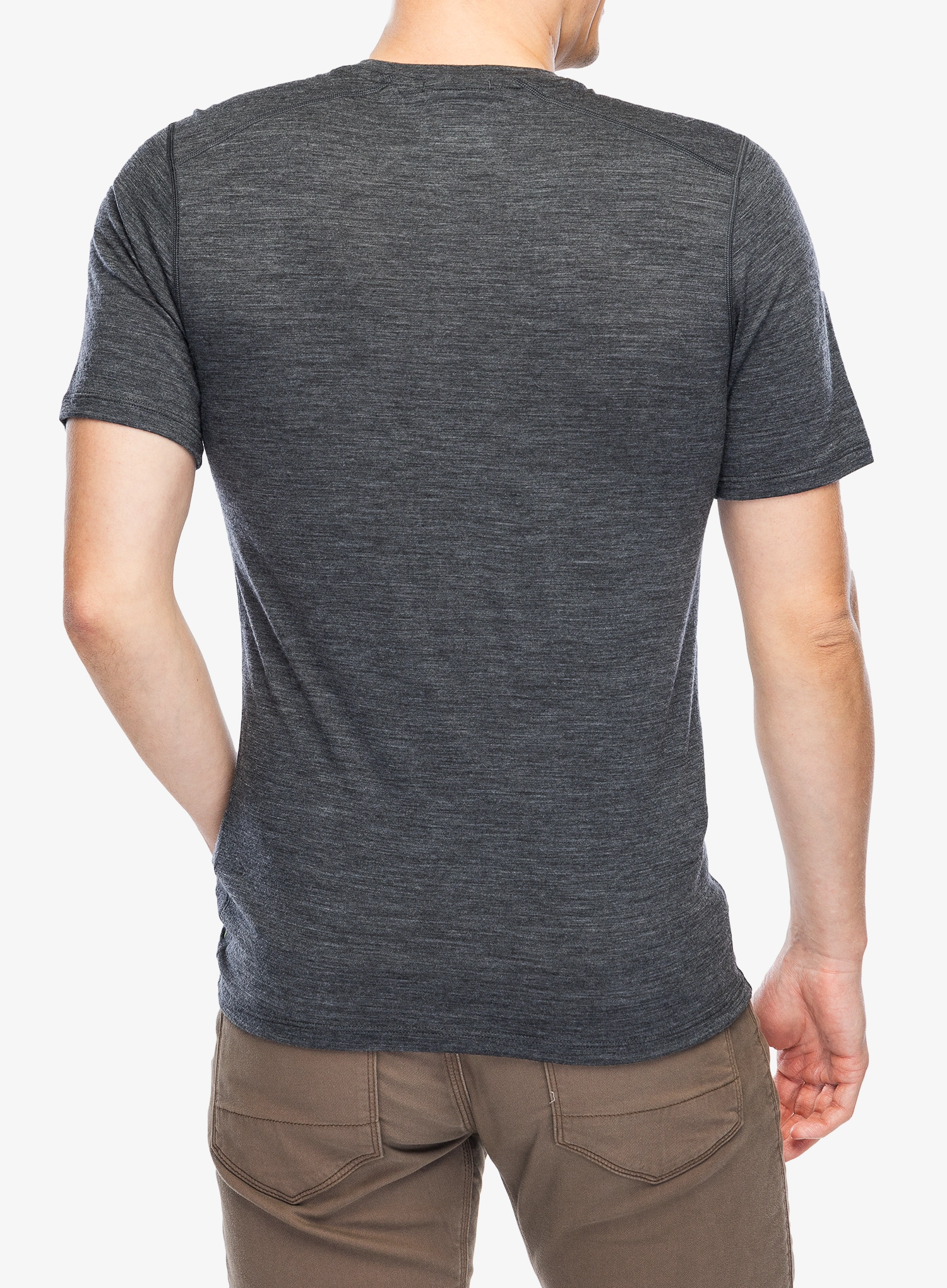 Merino vilnos marškinėliai Smartwool Merino Short Sleeve Tee Boxed - iron heather