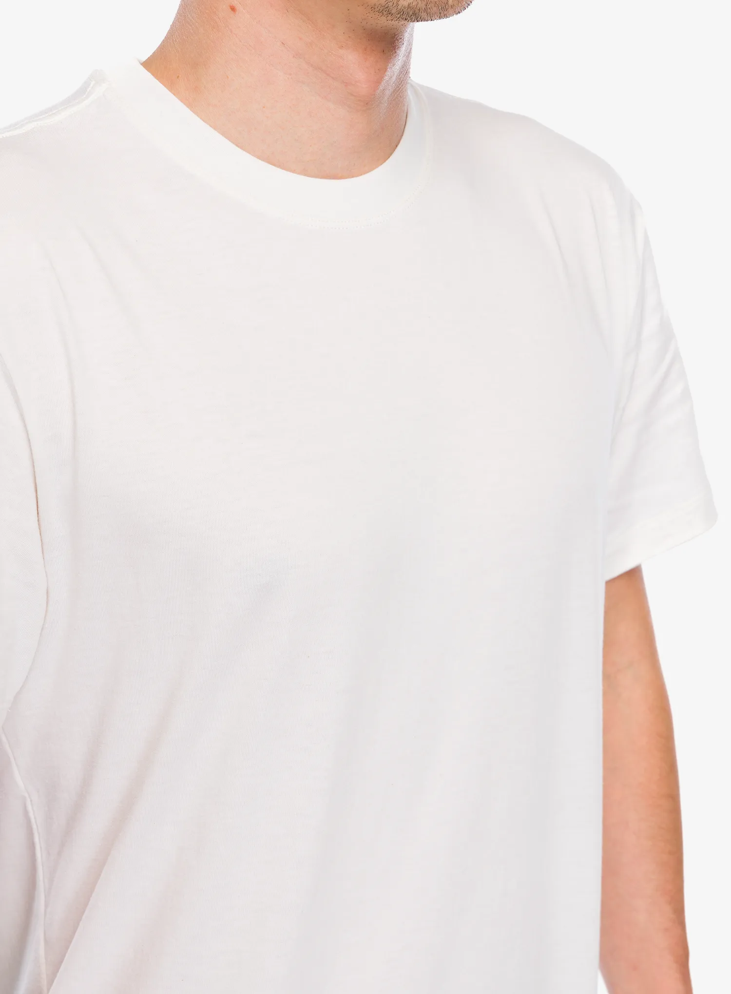 Marškinėliai Mons Royale Yonder Merino Organic Cotton T-Shirt - vintage white
