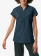 Polo marškinėliai moterims Vaude Yaras SL Shirt II - dark sea uni