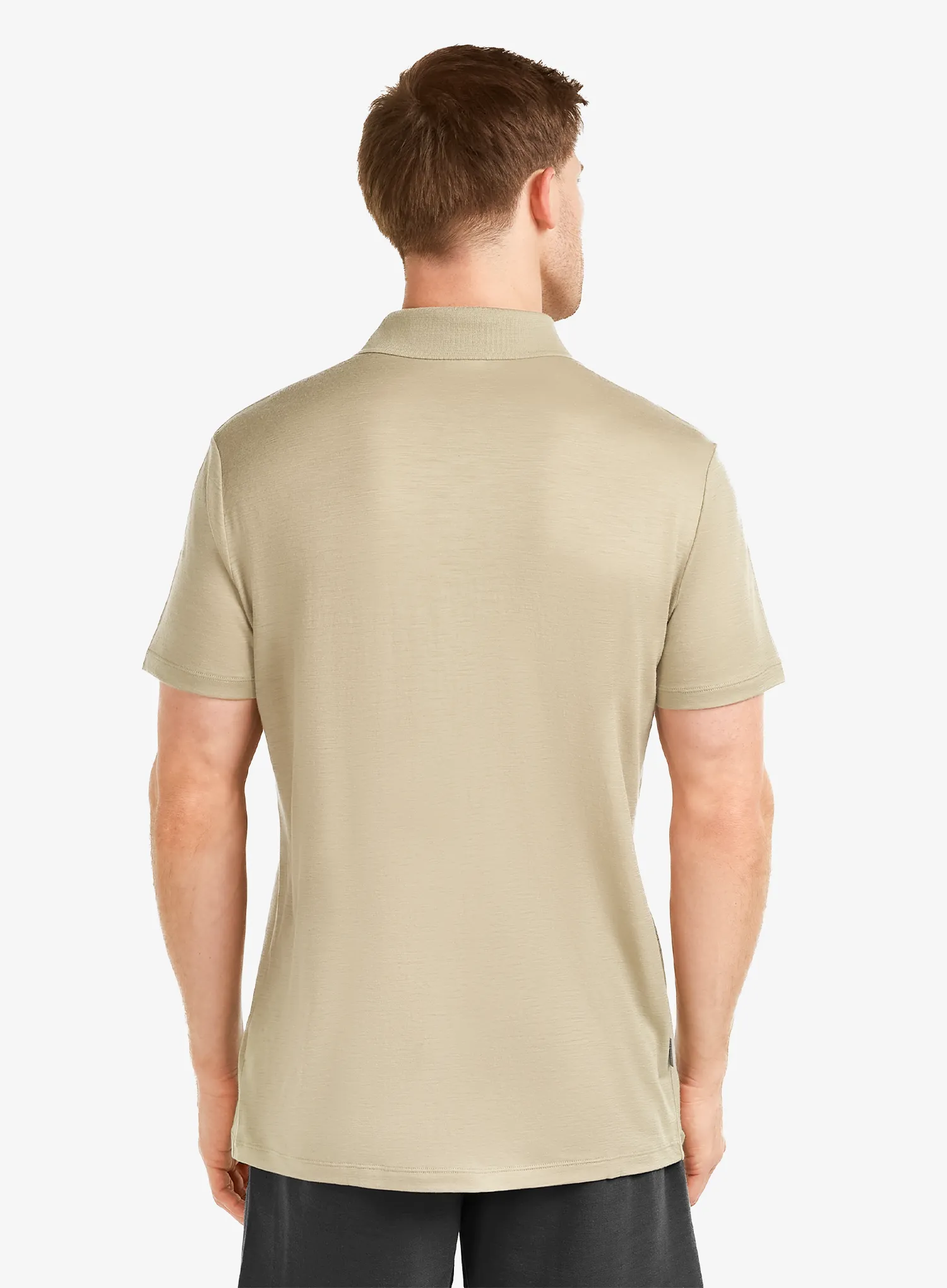 Polo marškinėliai Icebreaker Merino 150 Tech Lite III SS Polo - flagstone