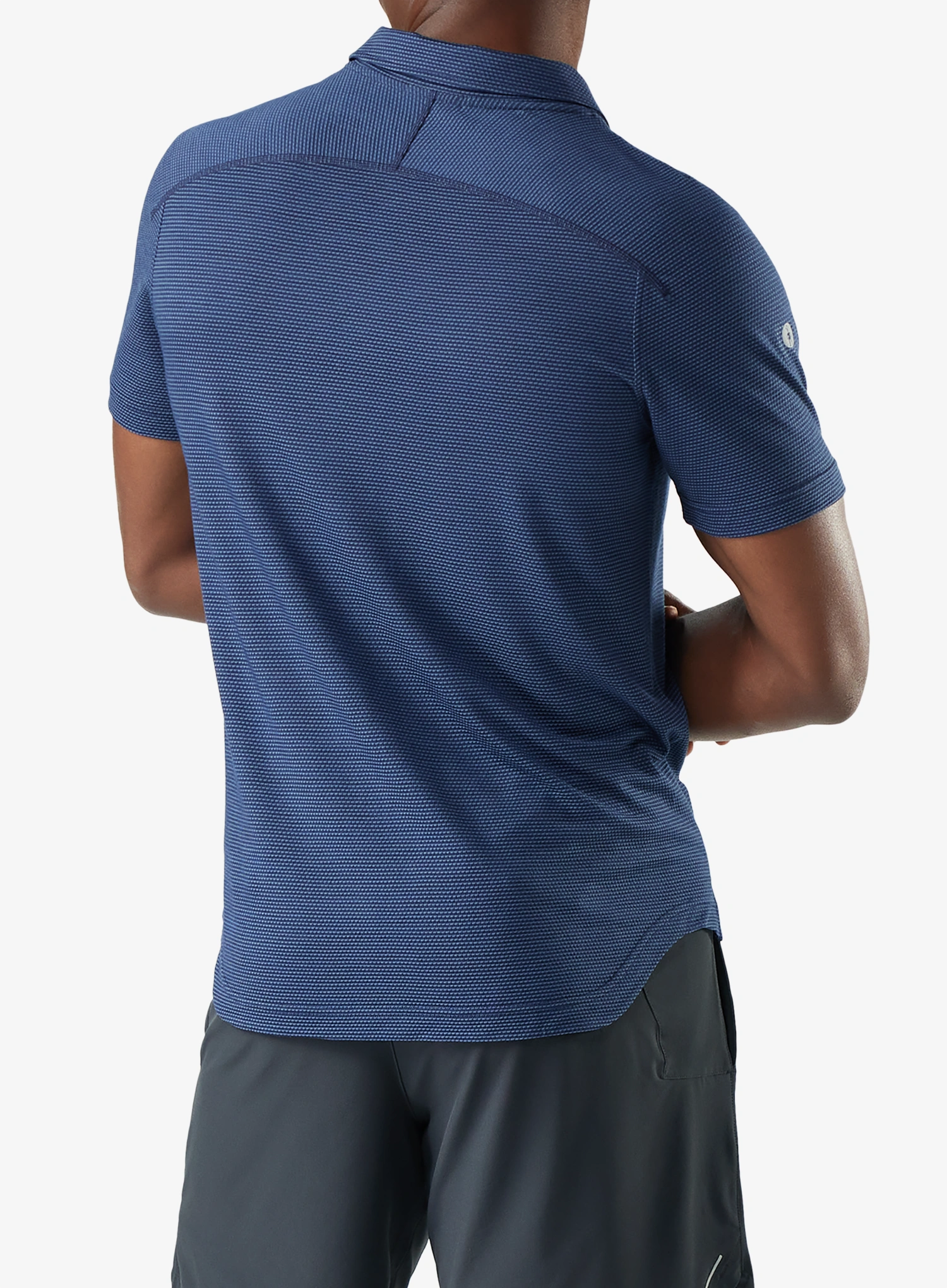 Polo marškinėliai Smartwool Active Mesh Polo - nightfall/deep navy