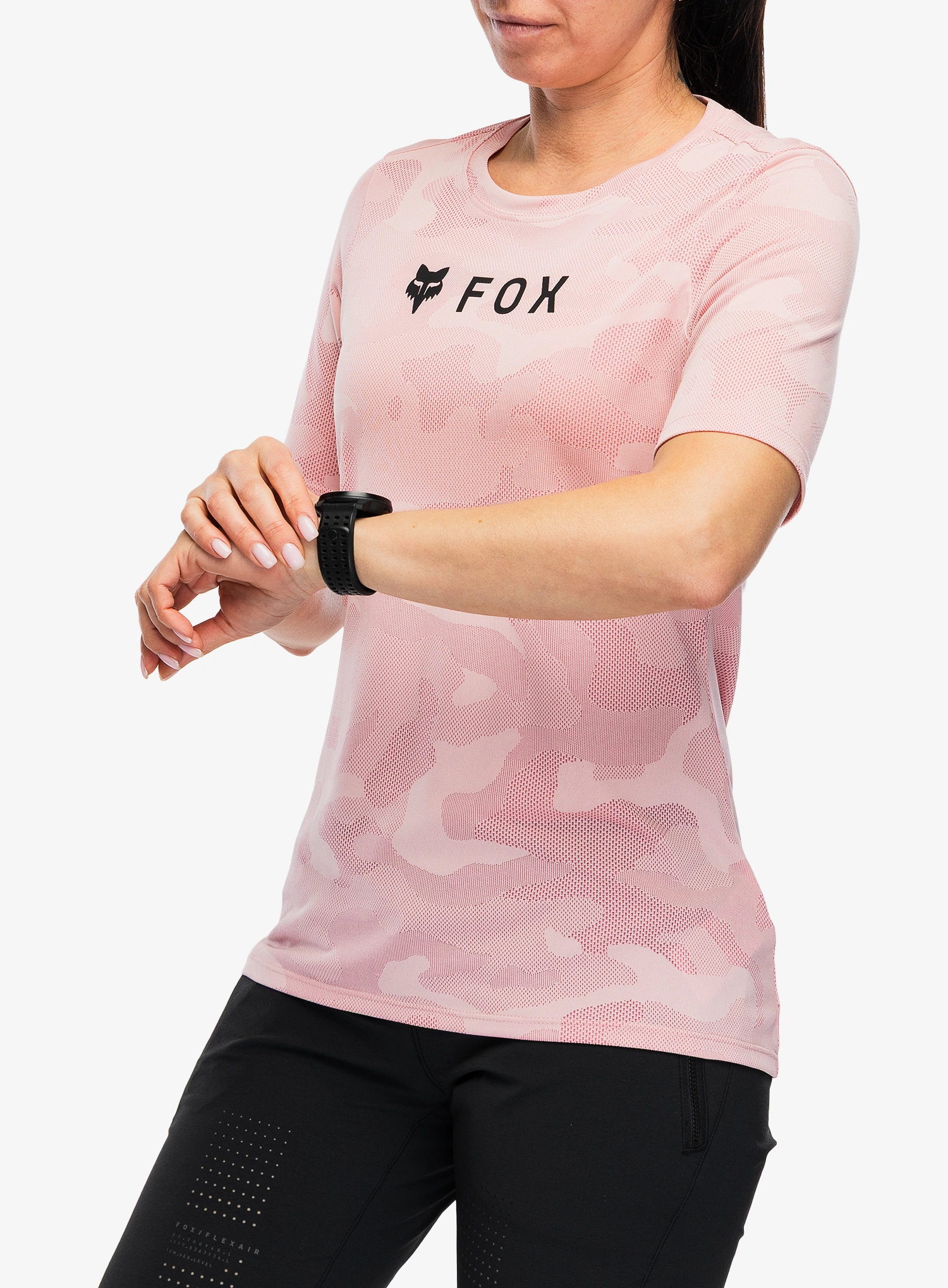 Moteriški dviratininko marškinėliai Fox Ranger Tru Dri SS Jersey - berry