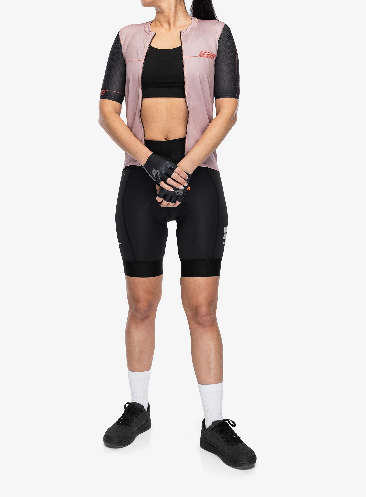 Moteriški dviratininko marškinėliai Leatt Jersey MTB Endurance 6.0 - dusty pink