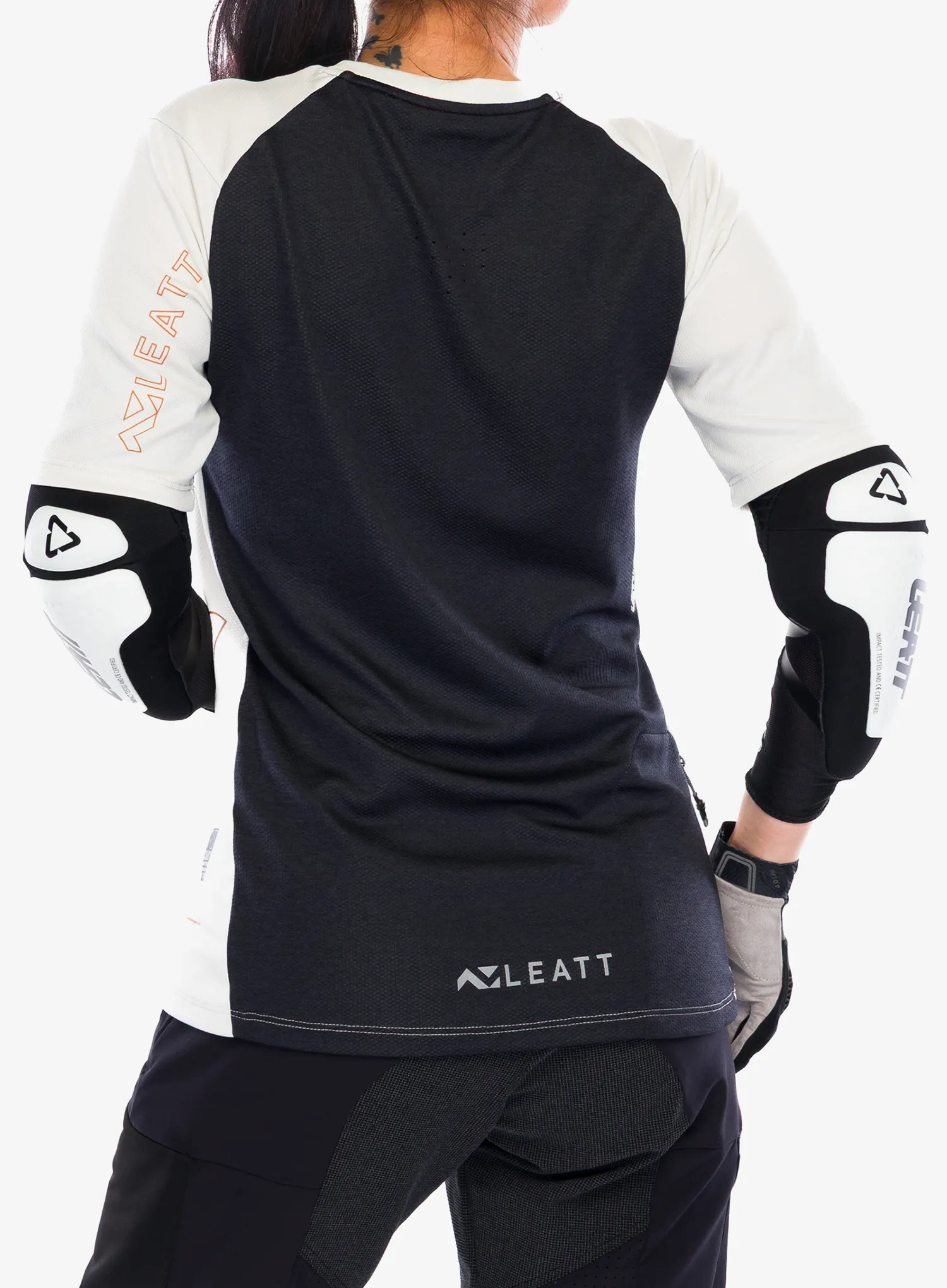 Moteriški dviratininko marškinėliai Leatt Jersey MTB Trail 2.0 - stone