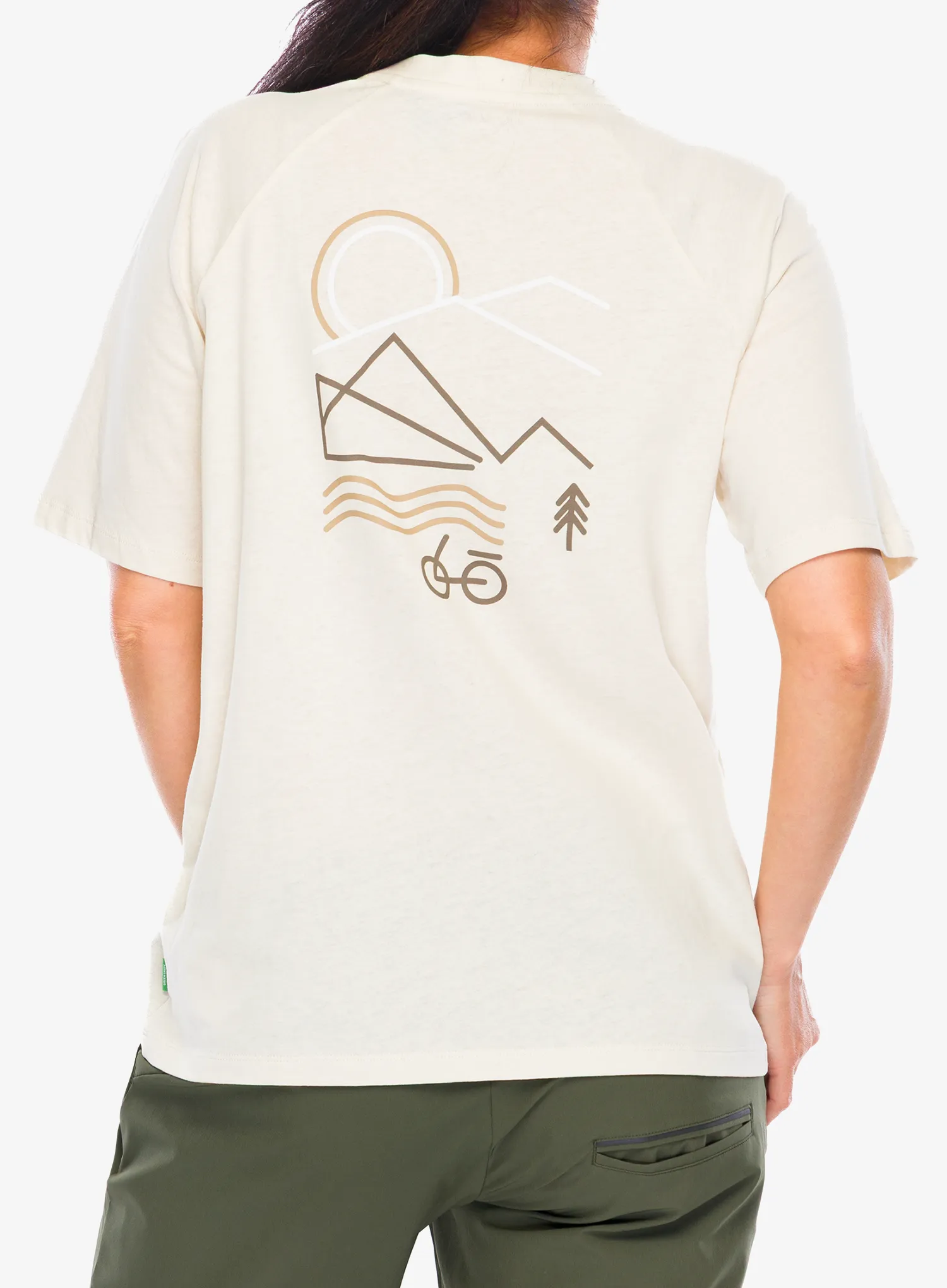 Moteriški dviratininko marškinėliai Vaude Cyclist Casual Shirt - ecru