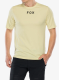 Dviratininko marškinėliai Fox Ranger SS Jersey Wordmark - lemonade