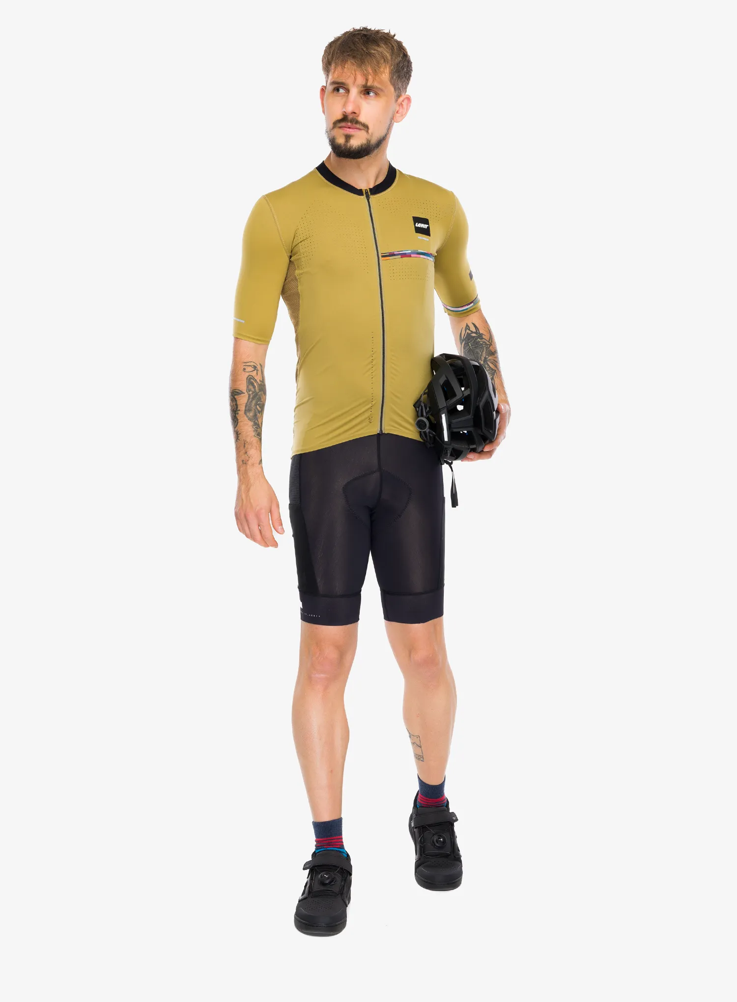 Dviratininko marškinėliai Leatt MTB Endurance 5.0 Cargo - brass brown