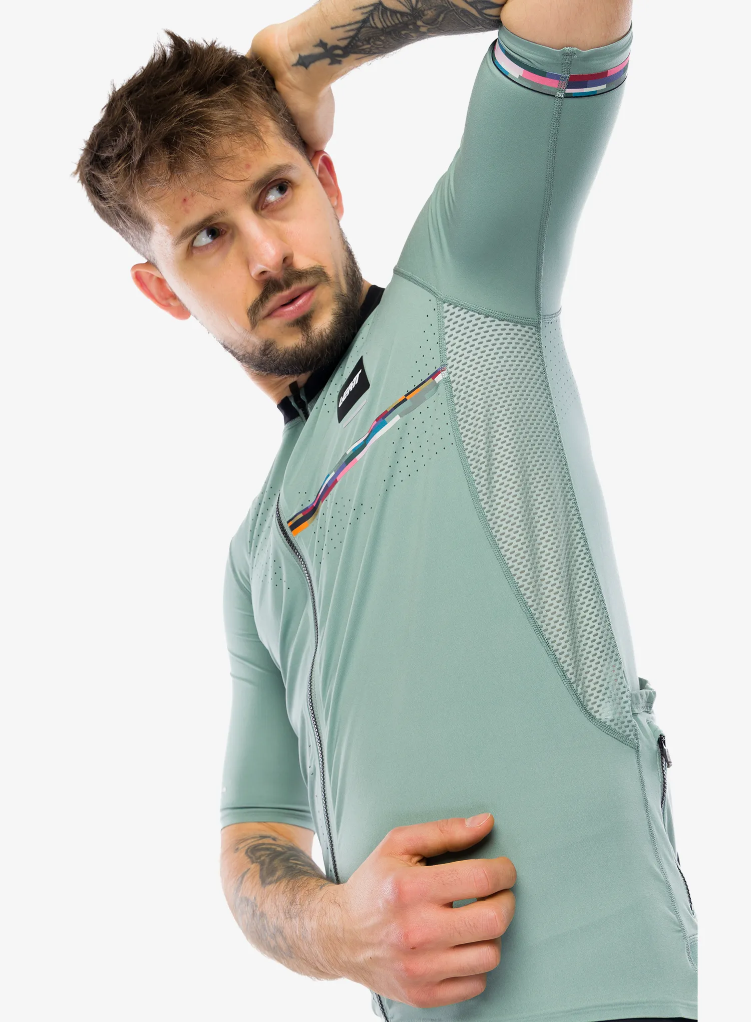 Dviratininko marškinėliai Leatt MTB Endurance 5.0 Cargo - mist green