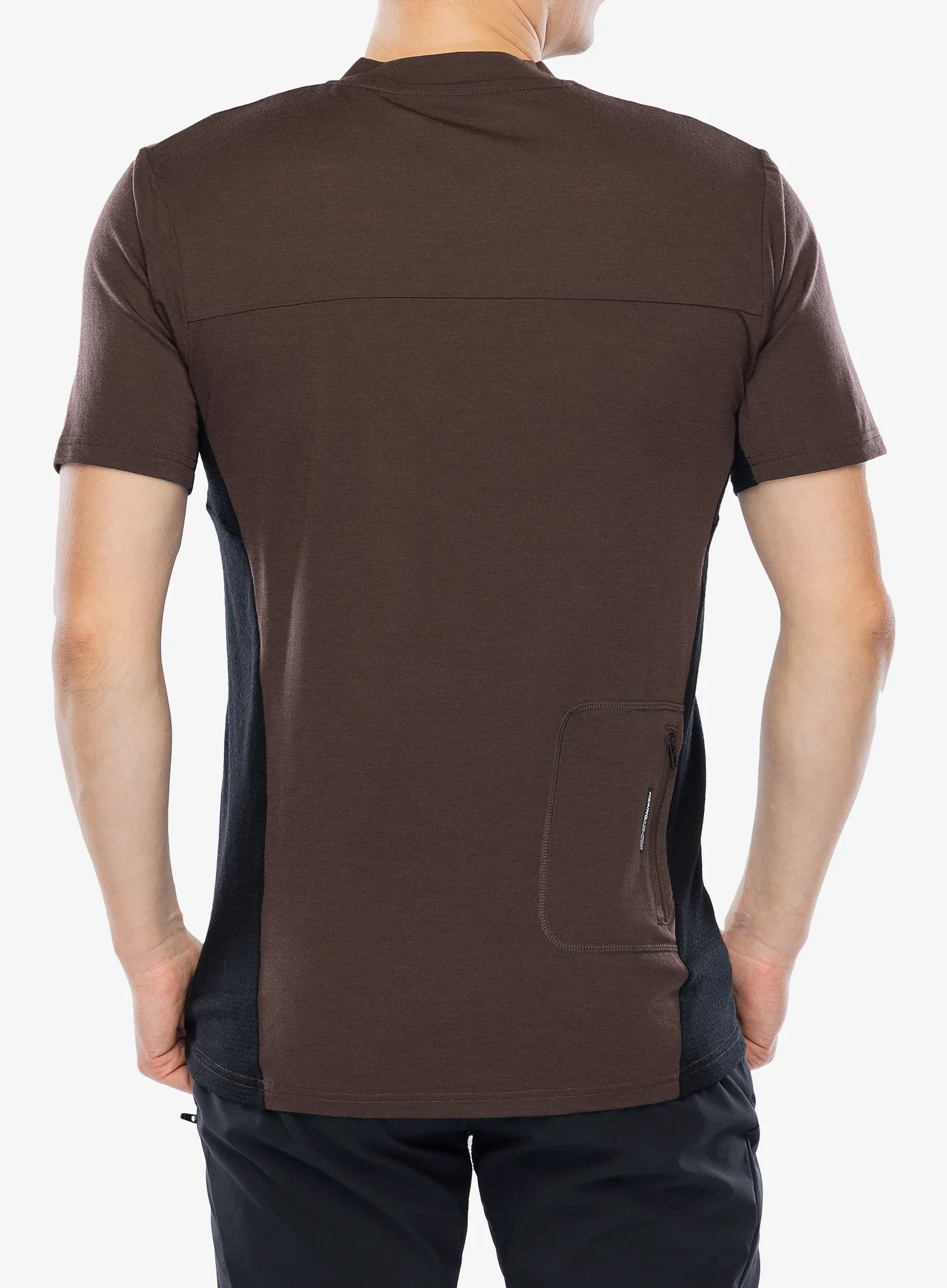Dviratininko marškinėliai Mons Royale Redwood Enduro VT - cedar/cobalt/black
