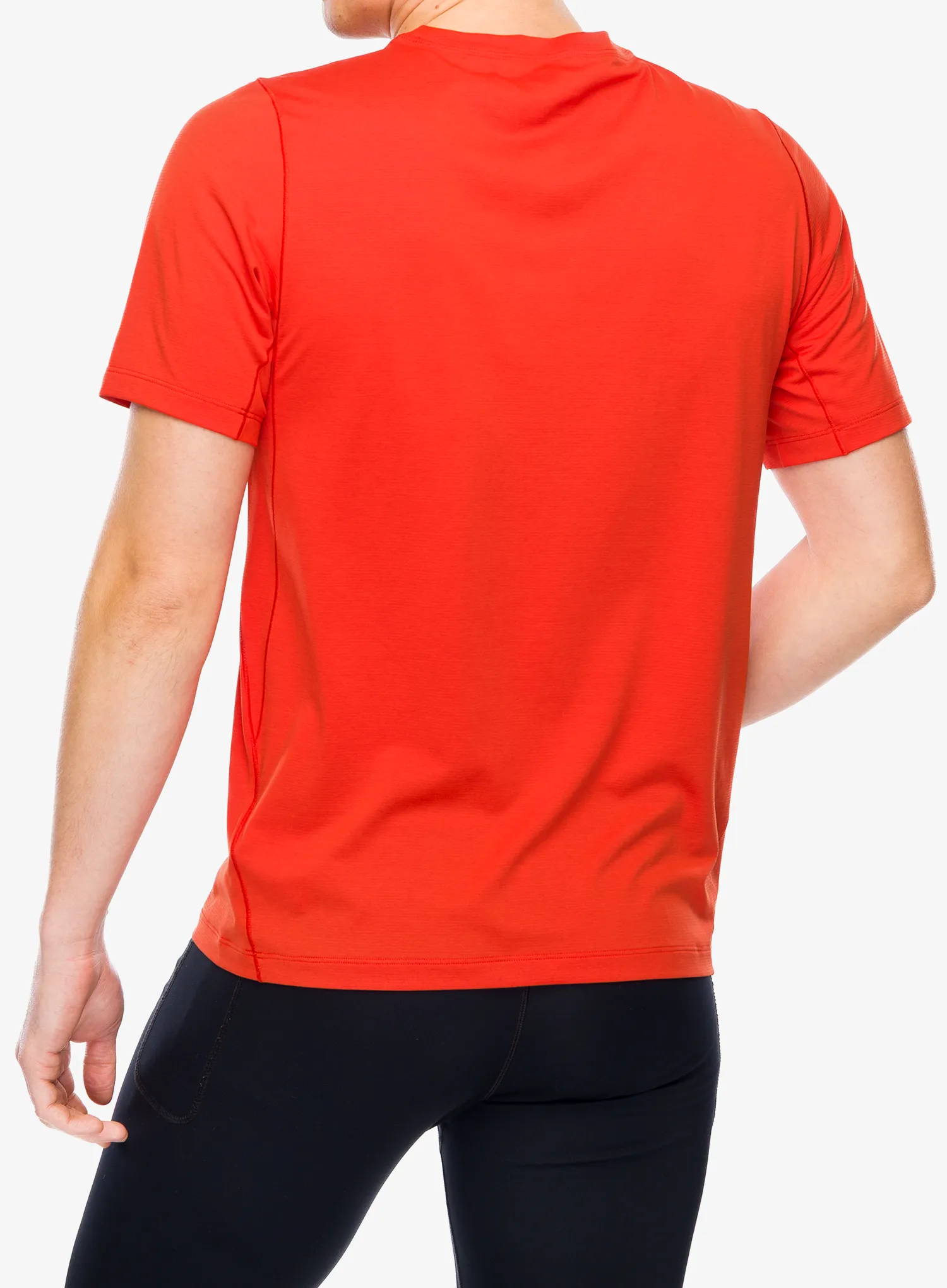 Greitai džiūstantys marškinėliai Arcteryx Cormac Logo Shirt SS - dynasty heather
