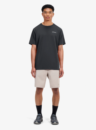 Greitai džiūstantys marškinėliai Berghaus Delta Tee - jet black