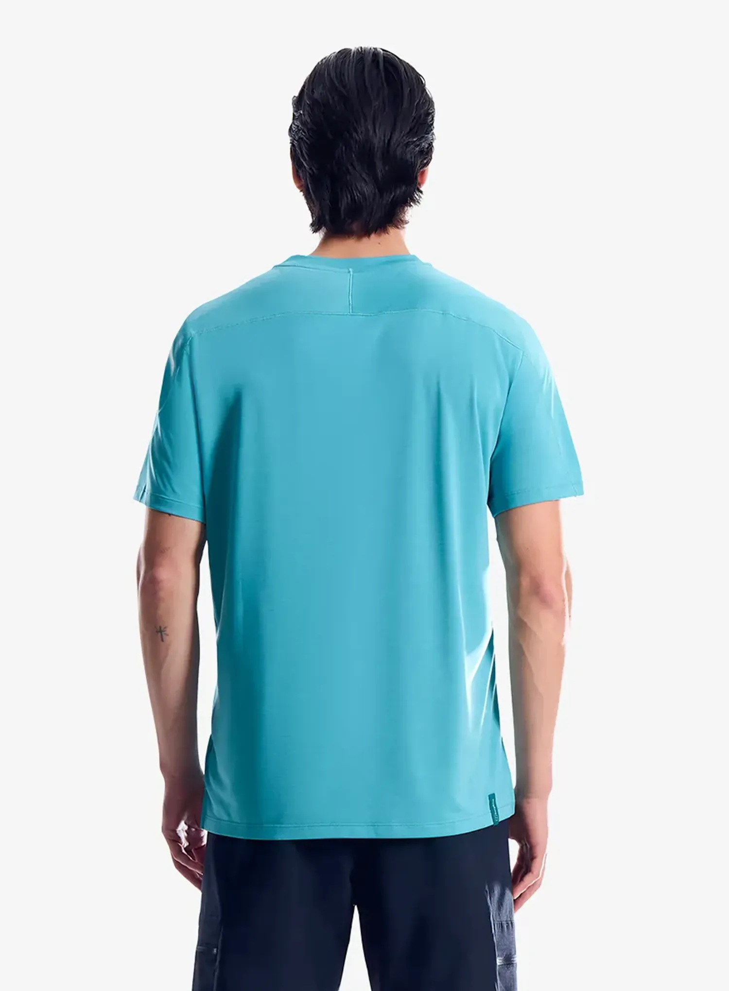 Greitai džiūstantys marškinėliai Berghaus Ivyhill Light Tech Tee Am - calgary blue