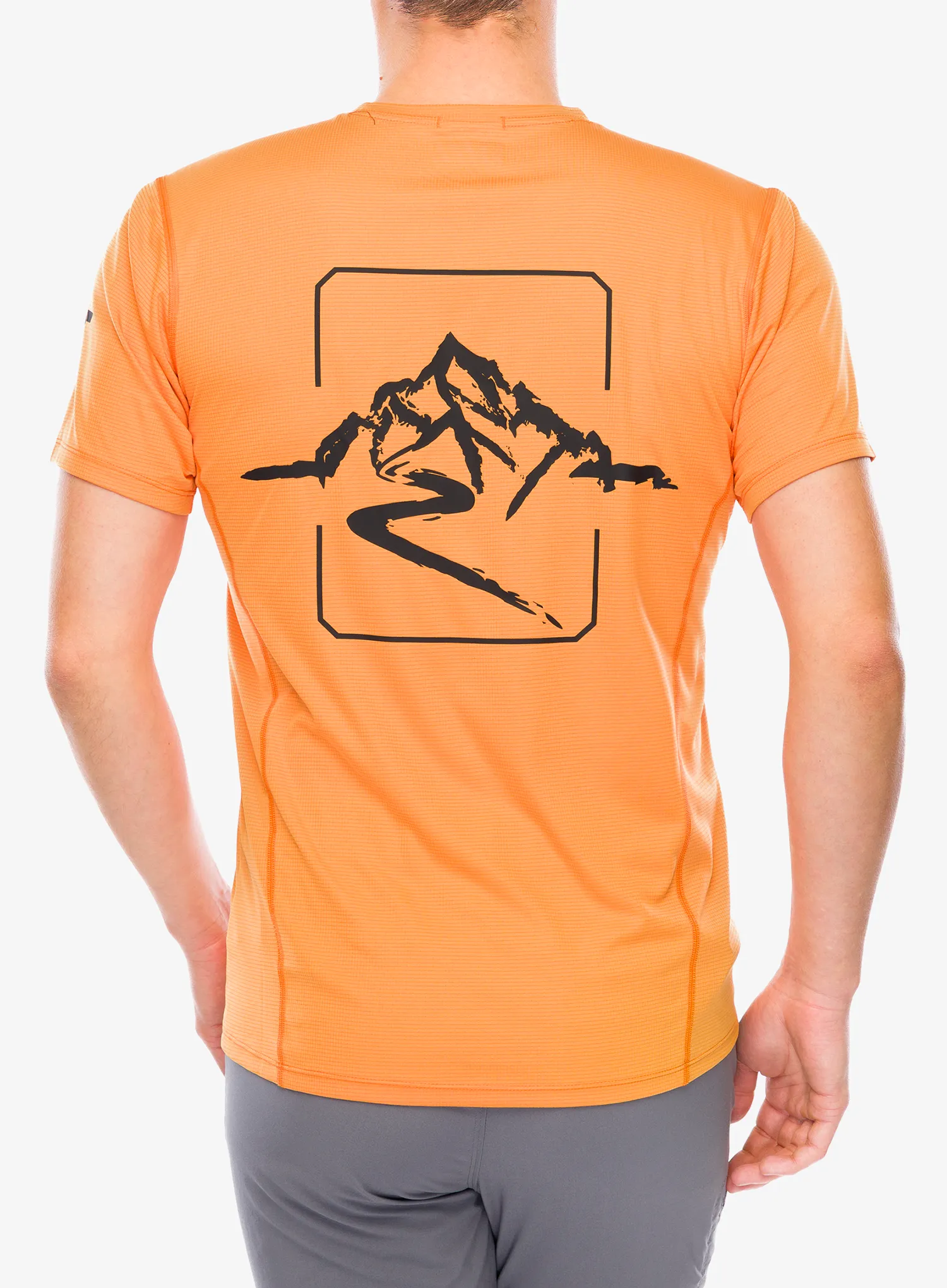 Greitai džiūstantys marškinėliai Columbia Cirque River Pro S/S Graphic Crew - koi