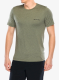 Greitai džiūstantys marškinėliai Columbia Kwick Hike Back Graphic S/S Tee - green heather/view multi