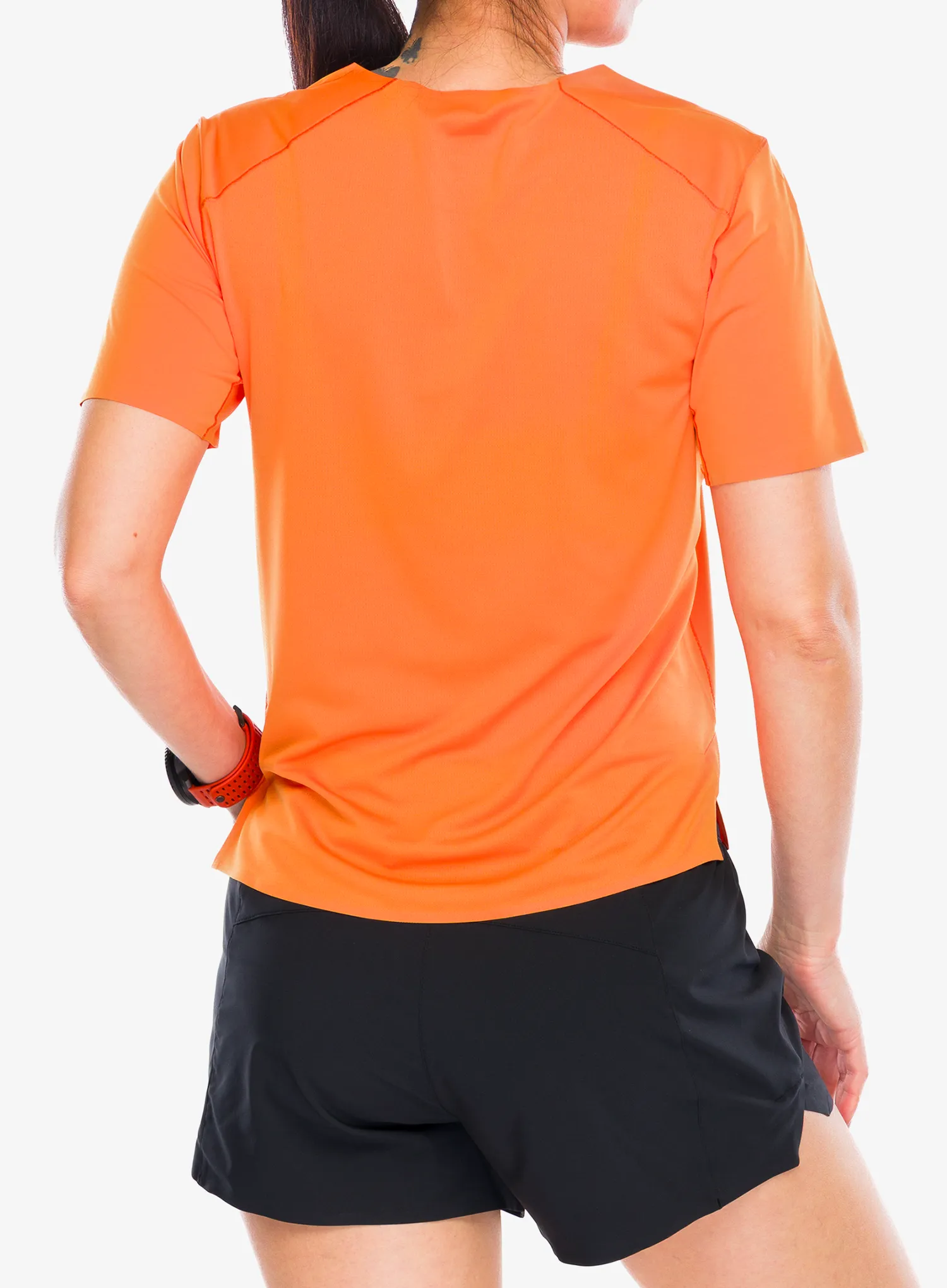 Moteriški greitai džiūstantys marškinėliai Arcteryx Norvan Crew SS - verve