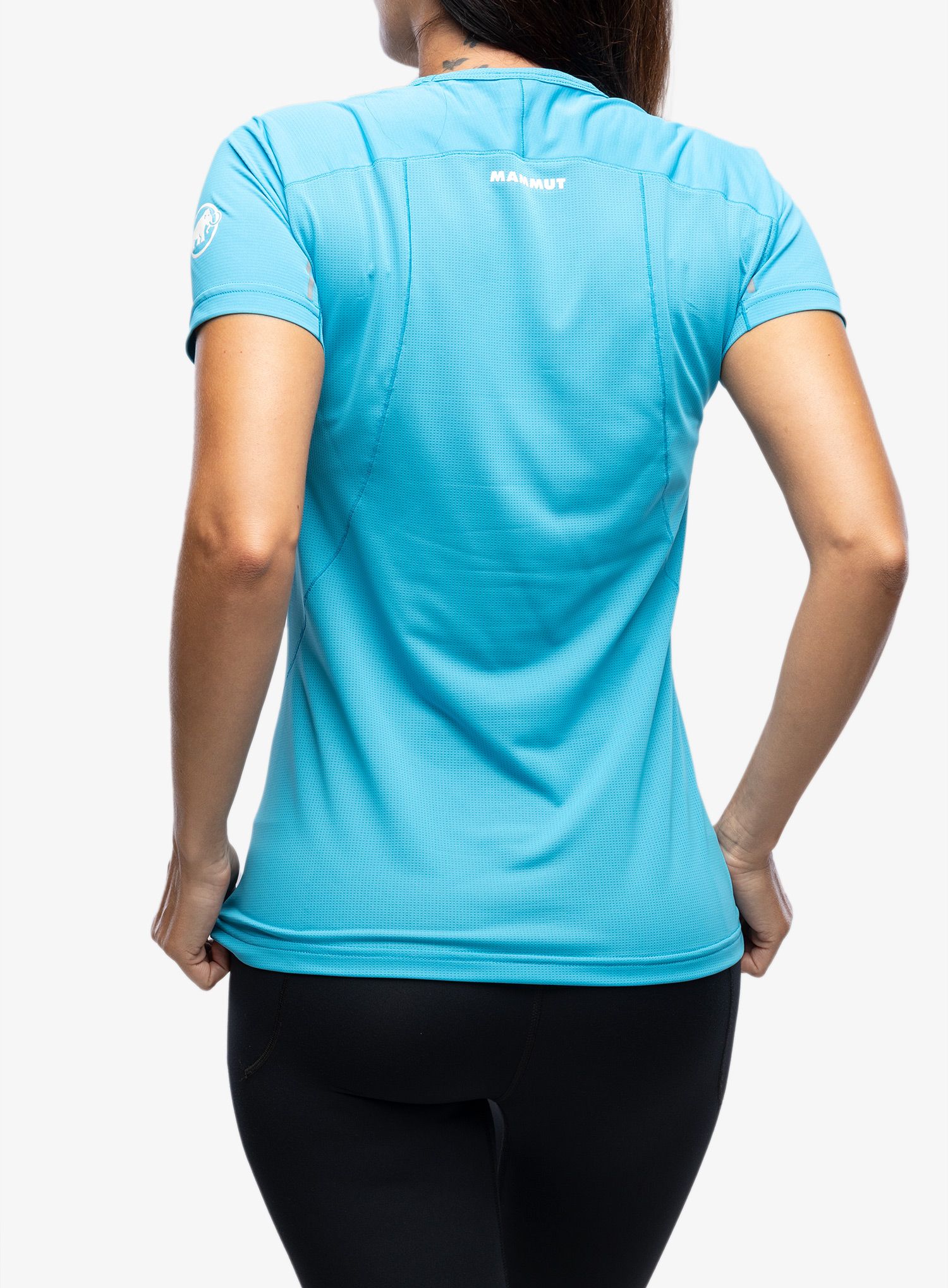 Moteriški greitai džiūstantys marškinėliai Mammut Aenergy FL T-Shirt - sky