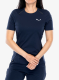 Moteriški greitai džiūstantys marškinėliai Salewa Pedroc Dry Hyb T-Shirt - navy blazer