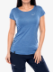Moteriški greitai džiūstantys marškinėliai Salewa Puez Melange Dry S/S Tee - morning blue melange