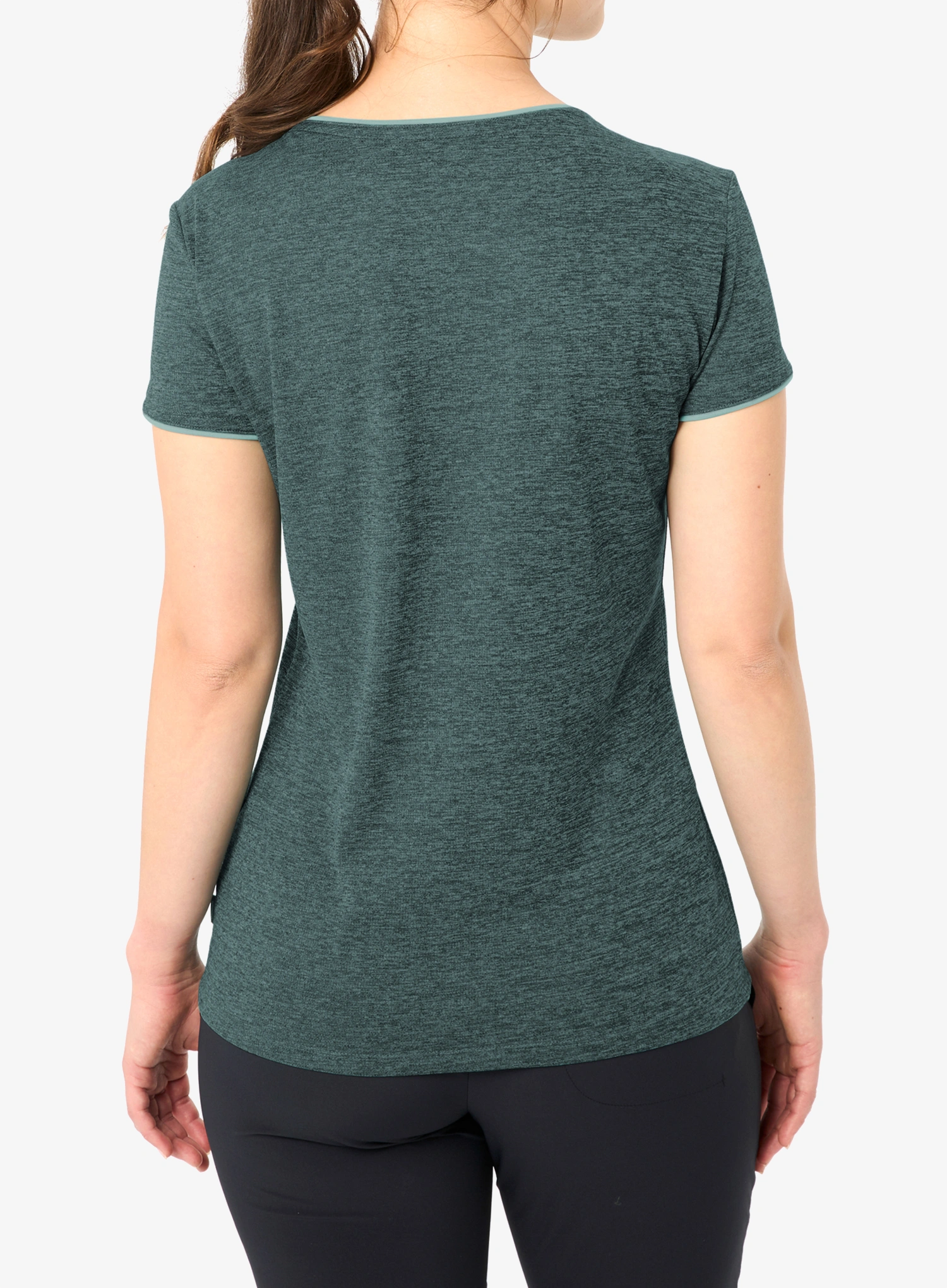 Moteriški greitai džiūstantys marškinėliai Vaude Essential T-Shirt - deep pond