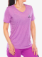Moteriški greitai džiūstantys marškinėliai Vaude Skomer Print T-Shirt III - magenta
