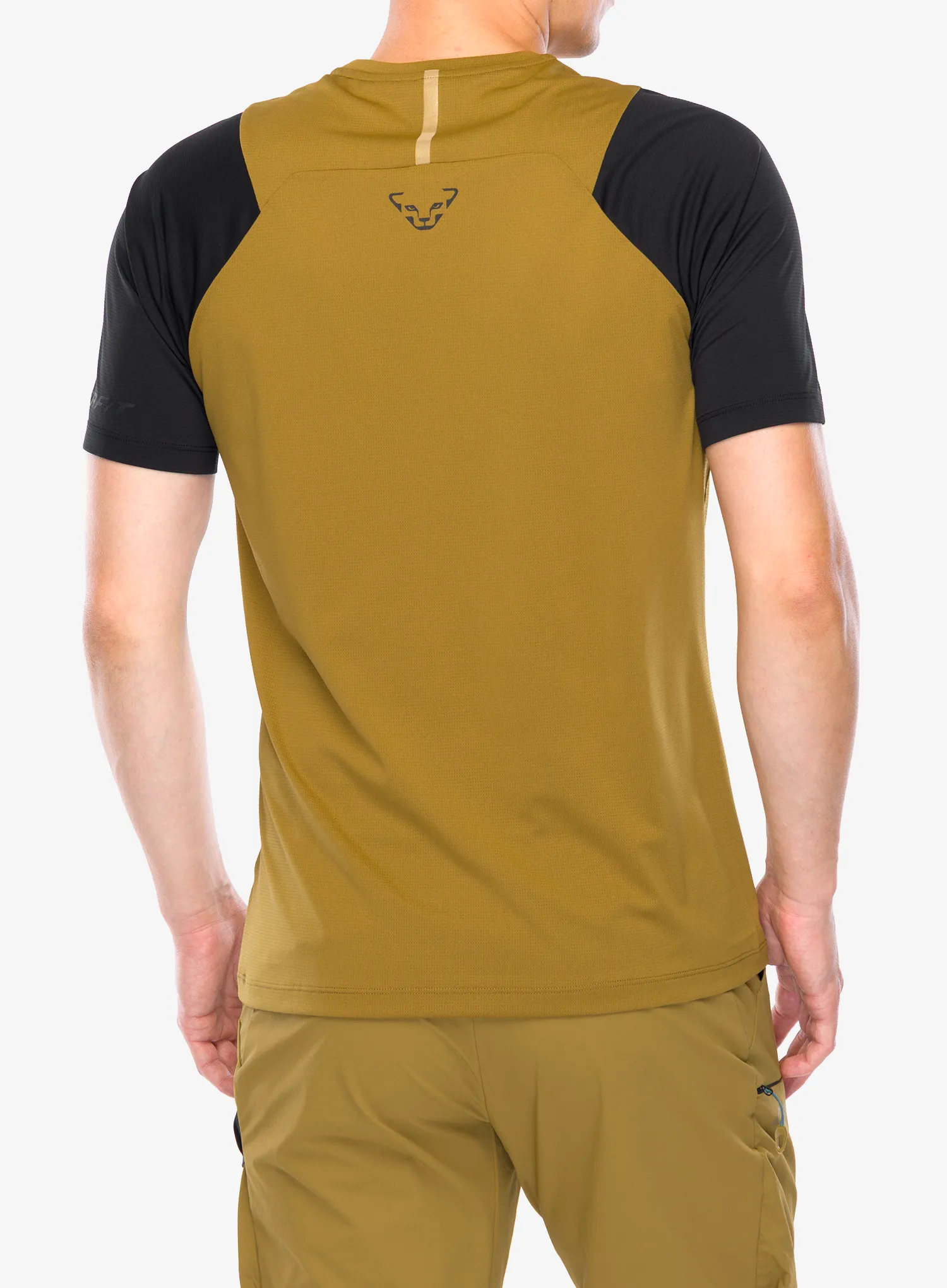 Greitai džiūstantys marškinėliai Dynafit Transalper S/S Tee - relic/black out
