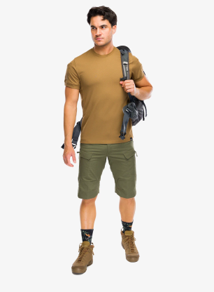 Vyriški greitai džiūstantys marškinėliai Helikon-Tex T-Shirt - coyote