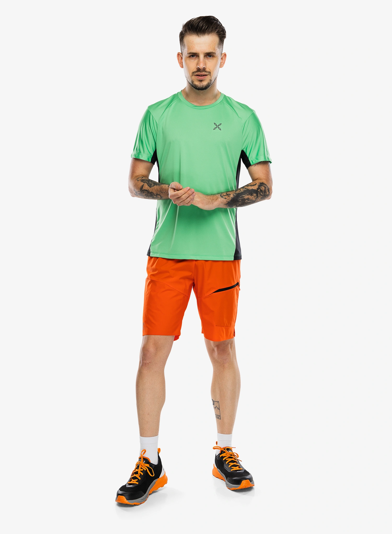 Greitai džiūstantys marškinėliai Montura Join T-shirt - vibe green