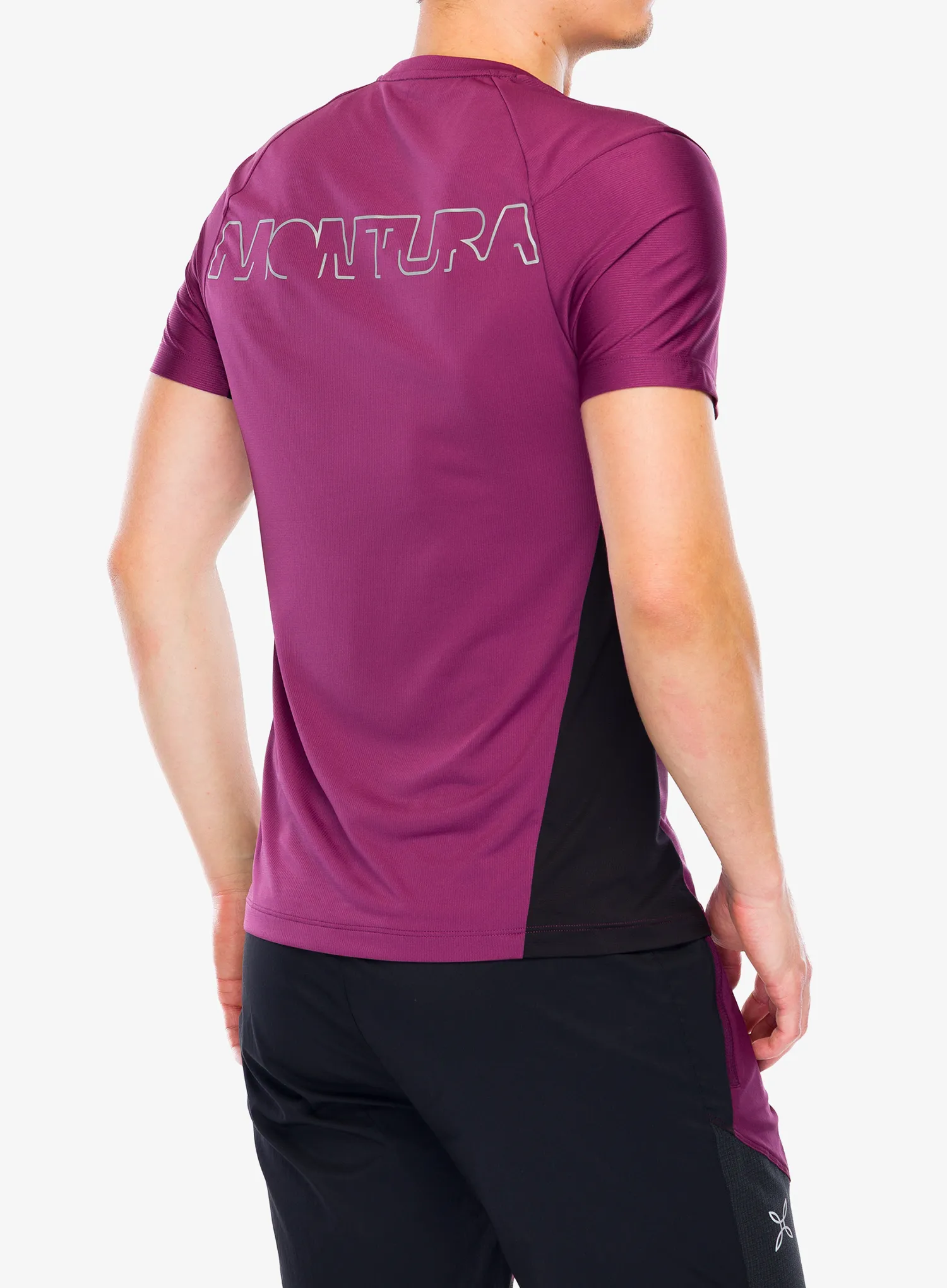 Greitai džiūstantys marškinėliai Montura Join T-shirt - wine red