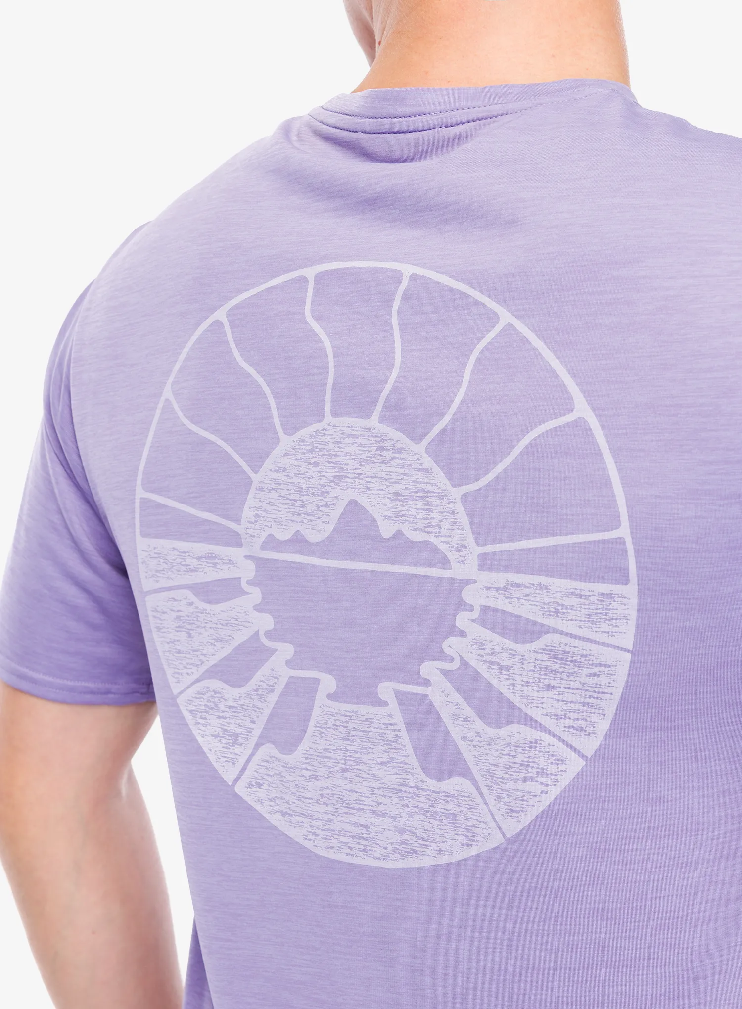 Greitai džiūstantys marškinėliai Patagonia Cap Cool Daily Graphic Shirt Waters - forgotten island/purple